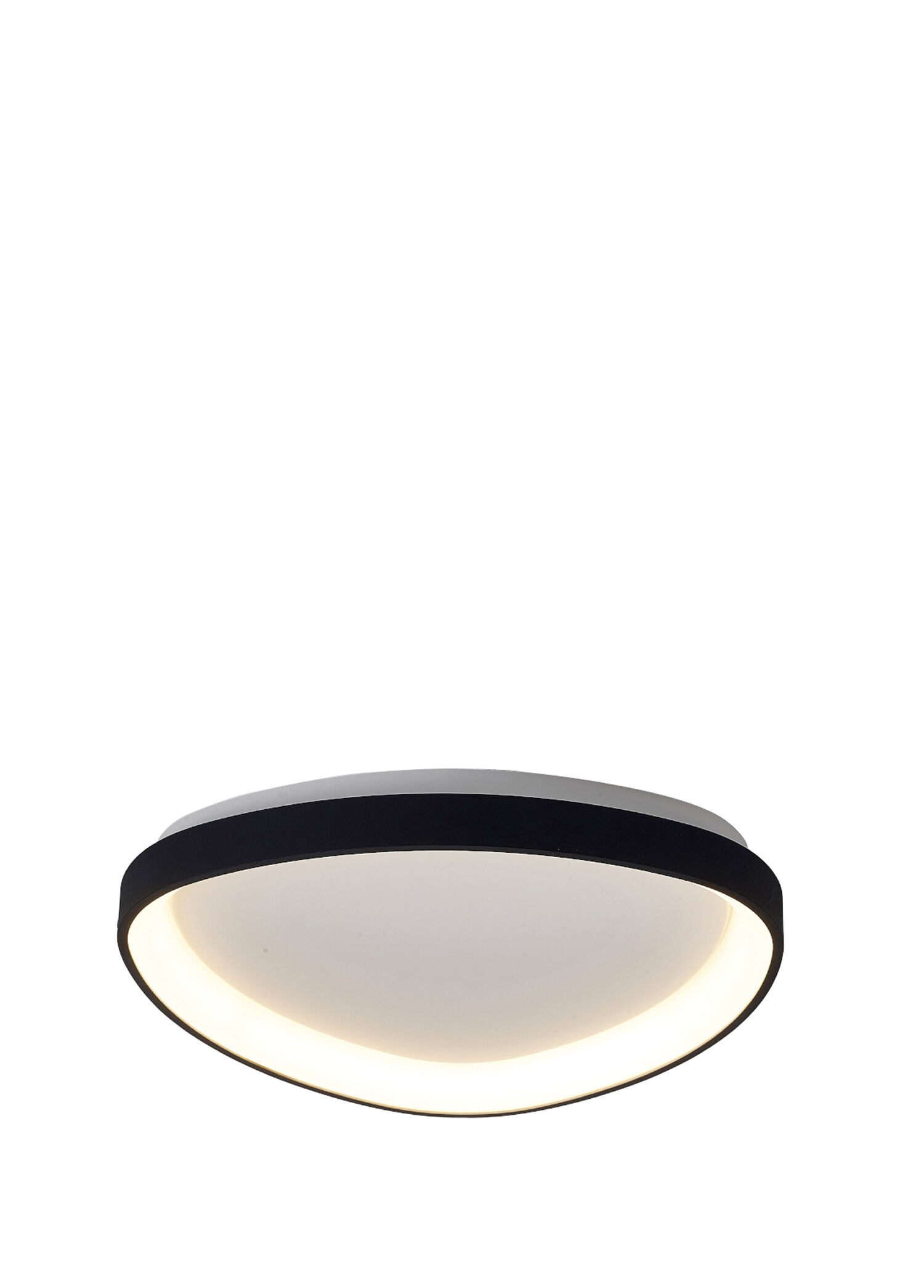 Niseko II Siyah Metal Kumandalı Led Plafonyer