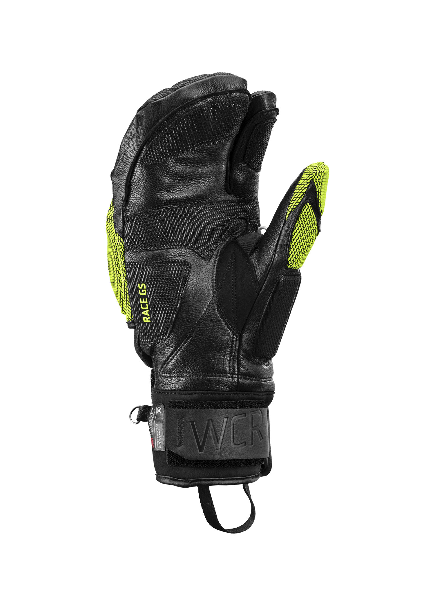 Leki - HS WCR Venom GS 3D Lobster Siyah Sarı Unisex Kayak Eldiveni