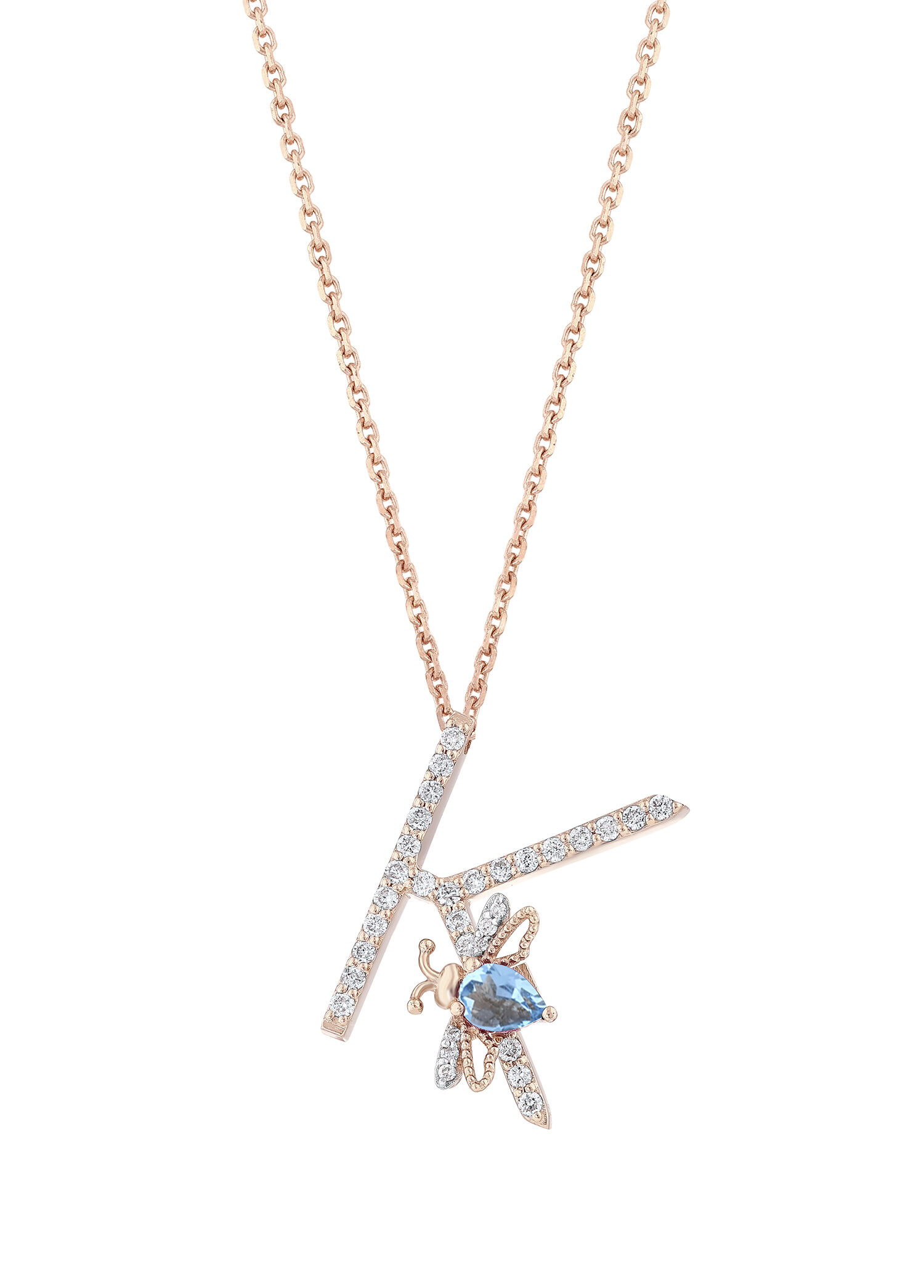 Letters Women's Gold Necklace