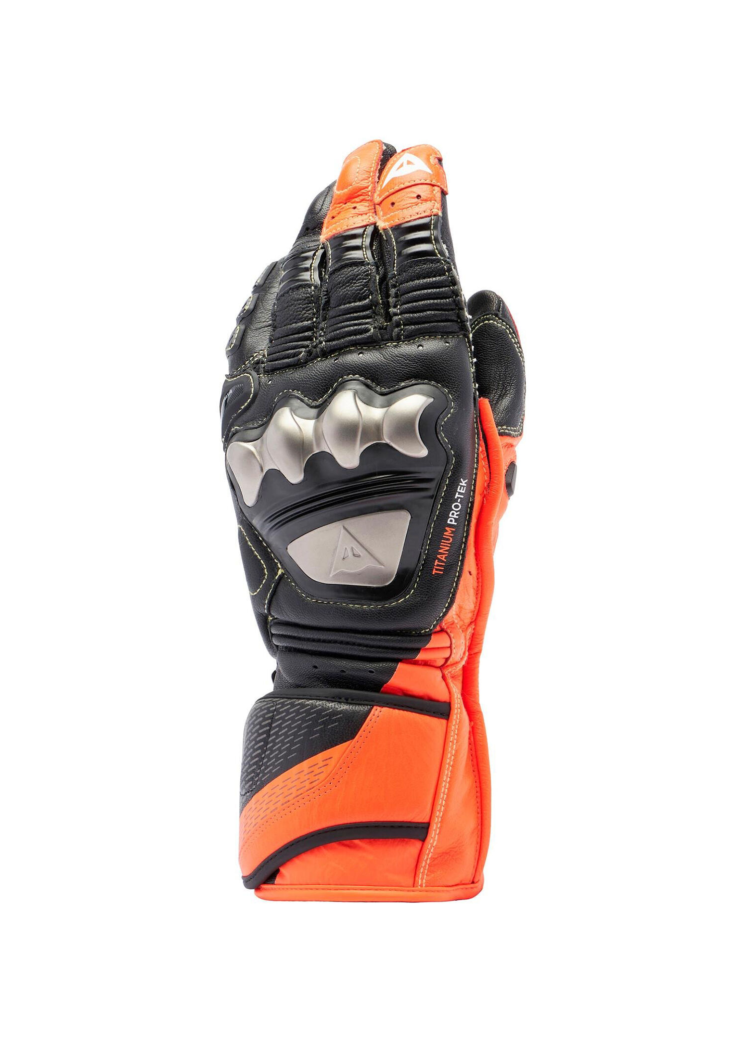Dainese - Full Metal 7 Black Red Fluo Deri Erkek Motosiklet