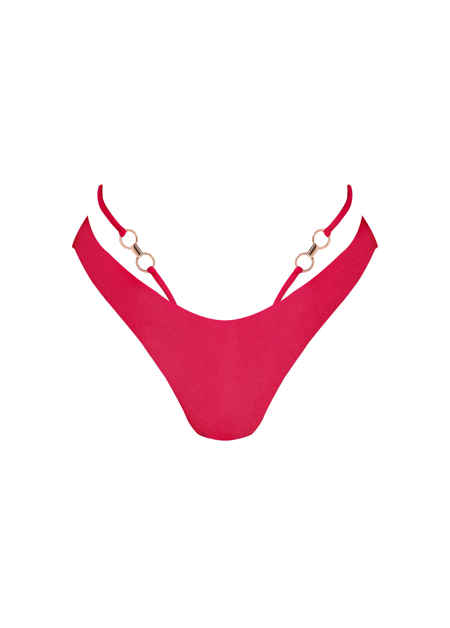 Siren Raspberry Fuşya Halka Detaylı Kadın Bikini Altı