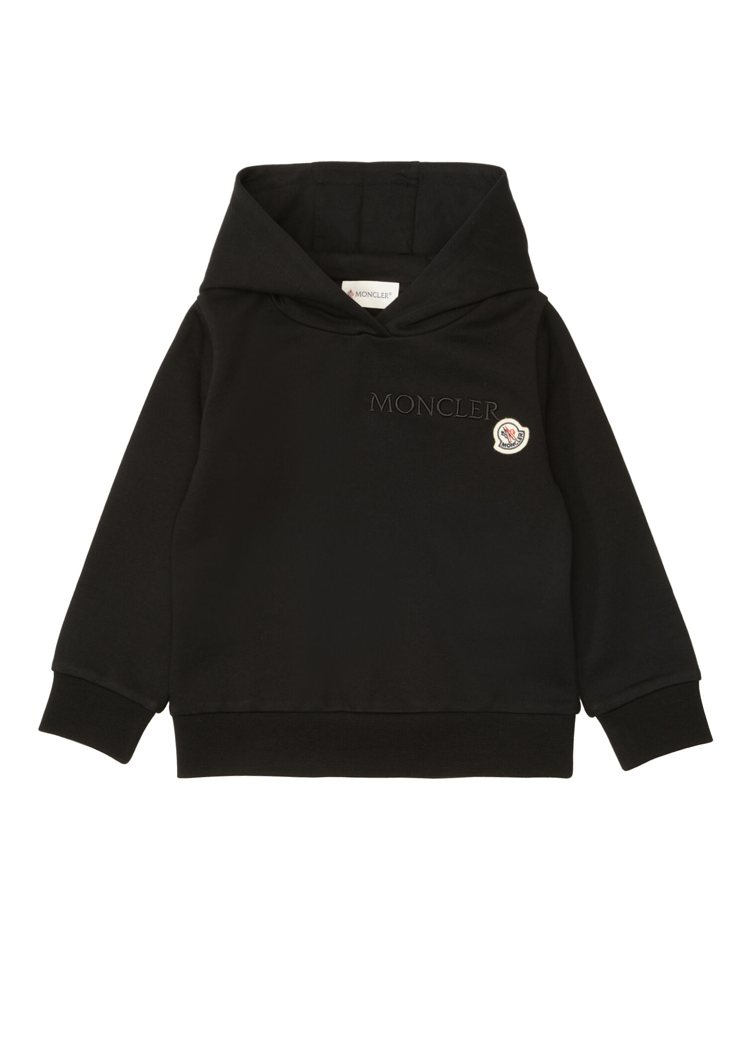 Siyah Kapüşonlu Kız Çocuk Sweatshirt