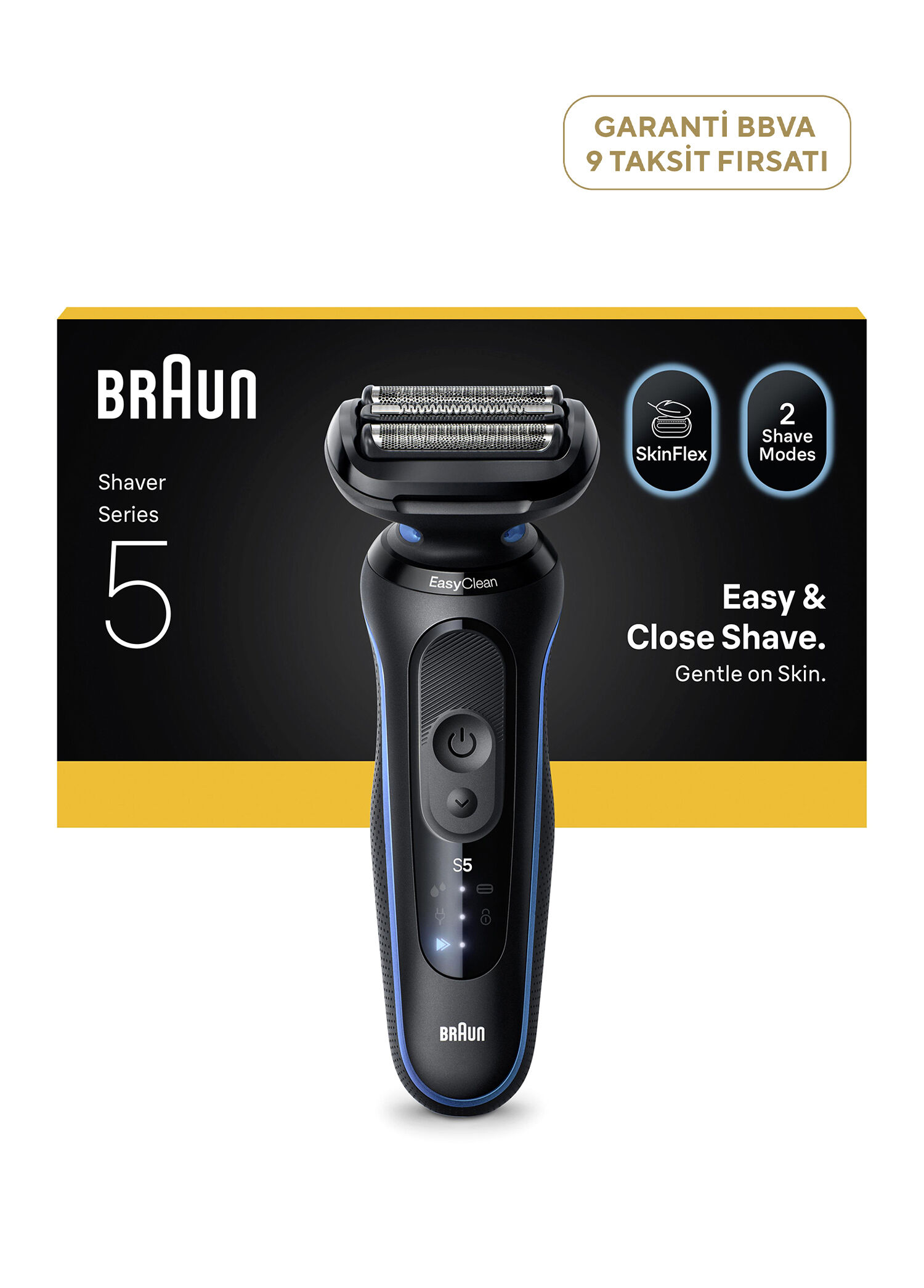 Series 5 Islak ve Kuru Elektrikli Tıraş Makinesi 52-B1000S