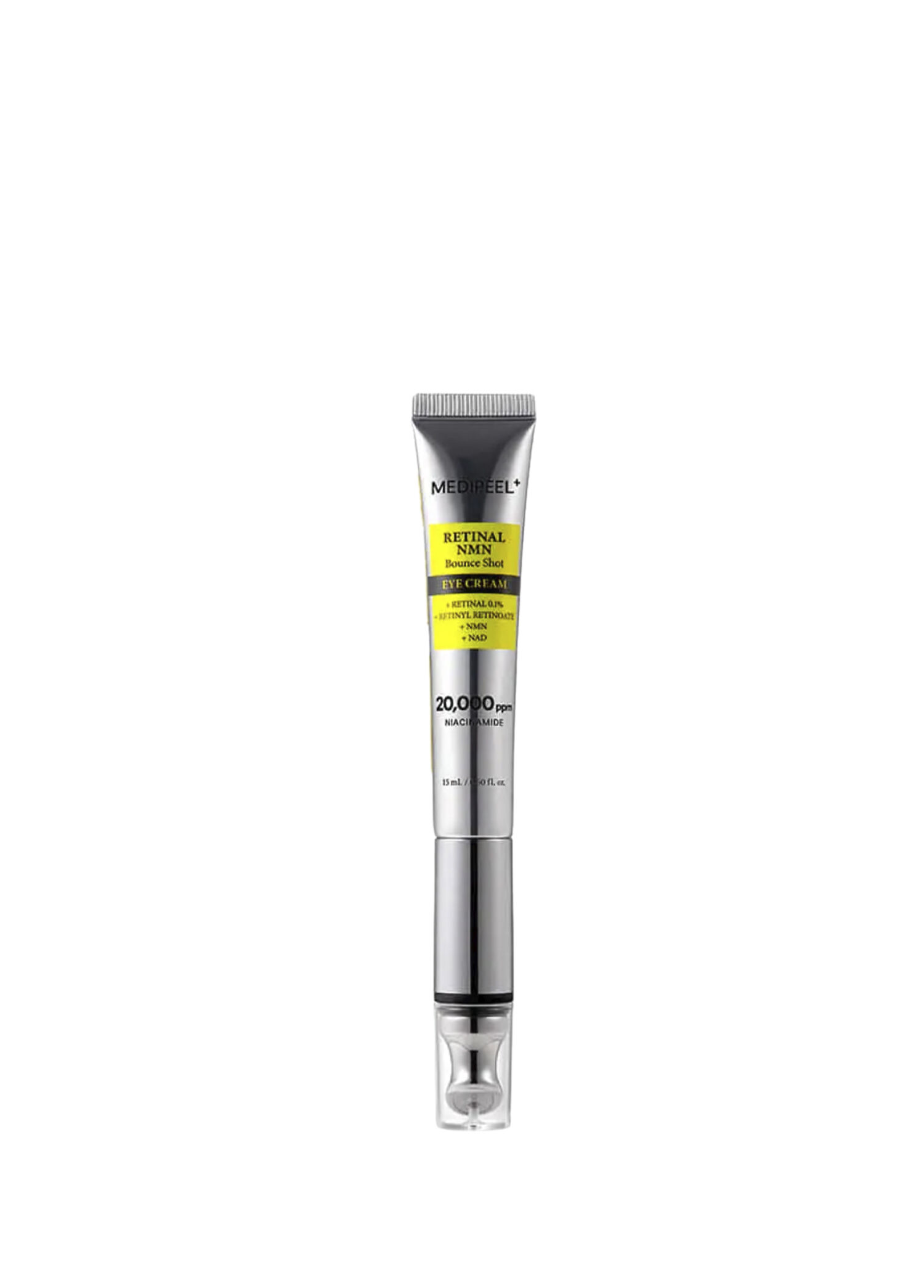 Retinal NMN Bounce Shot Eye Cream Retinal Ve NMN İçeren Şçeren Mikro Titreşimli Göz Kremi 15 ml