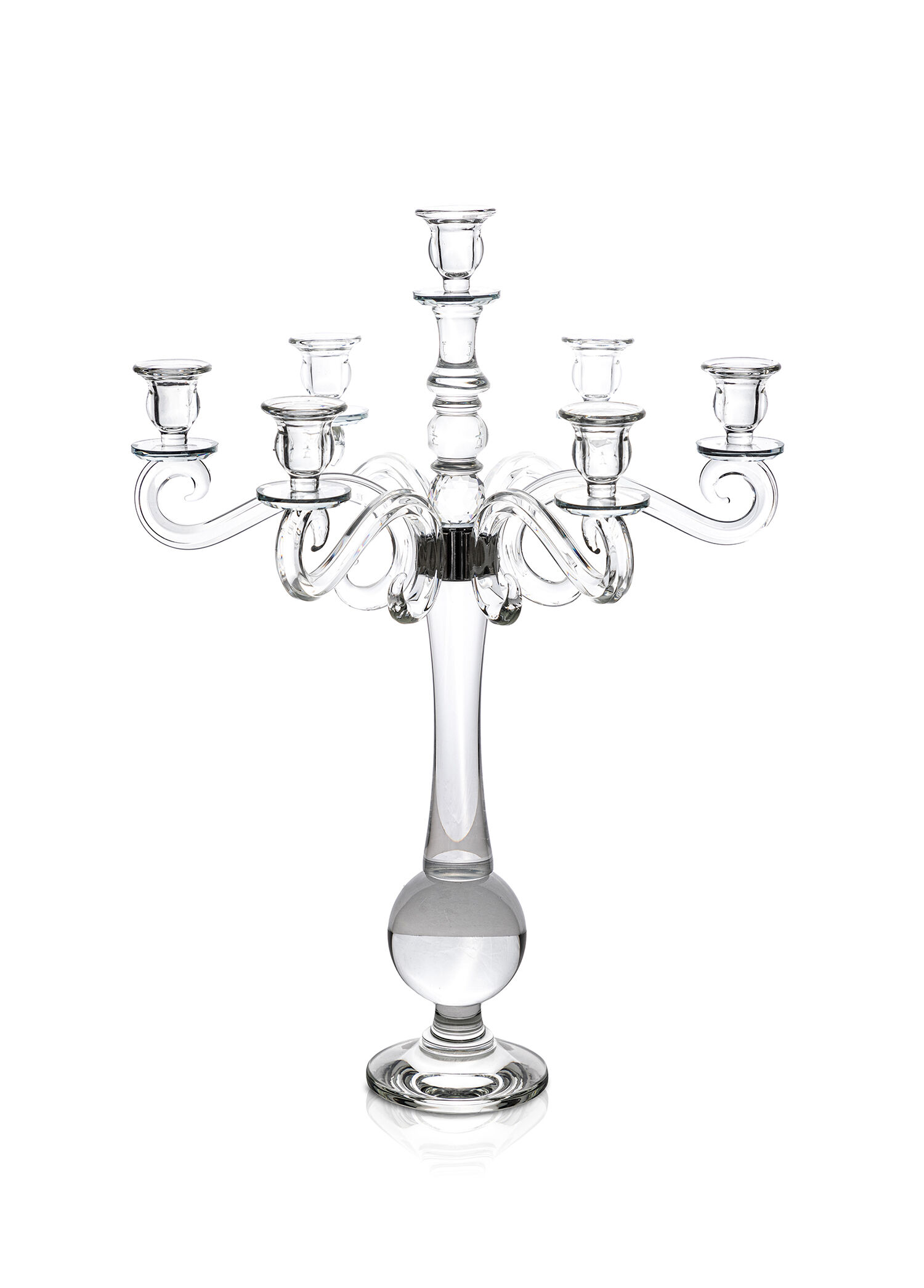 Santa Rosa Cam 7 Kollu Şamdan 60 cm
