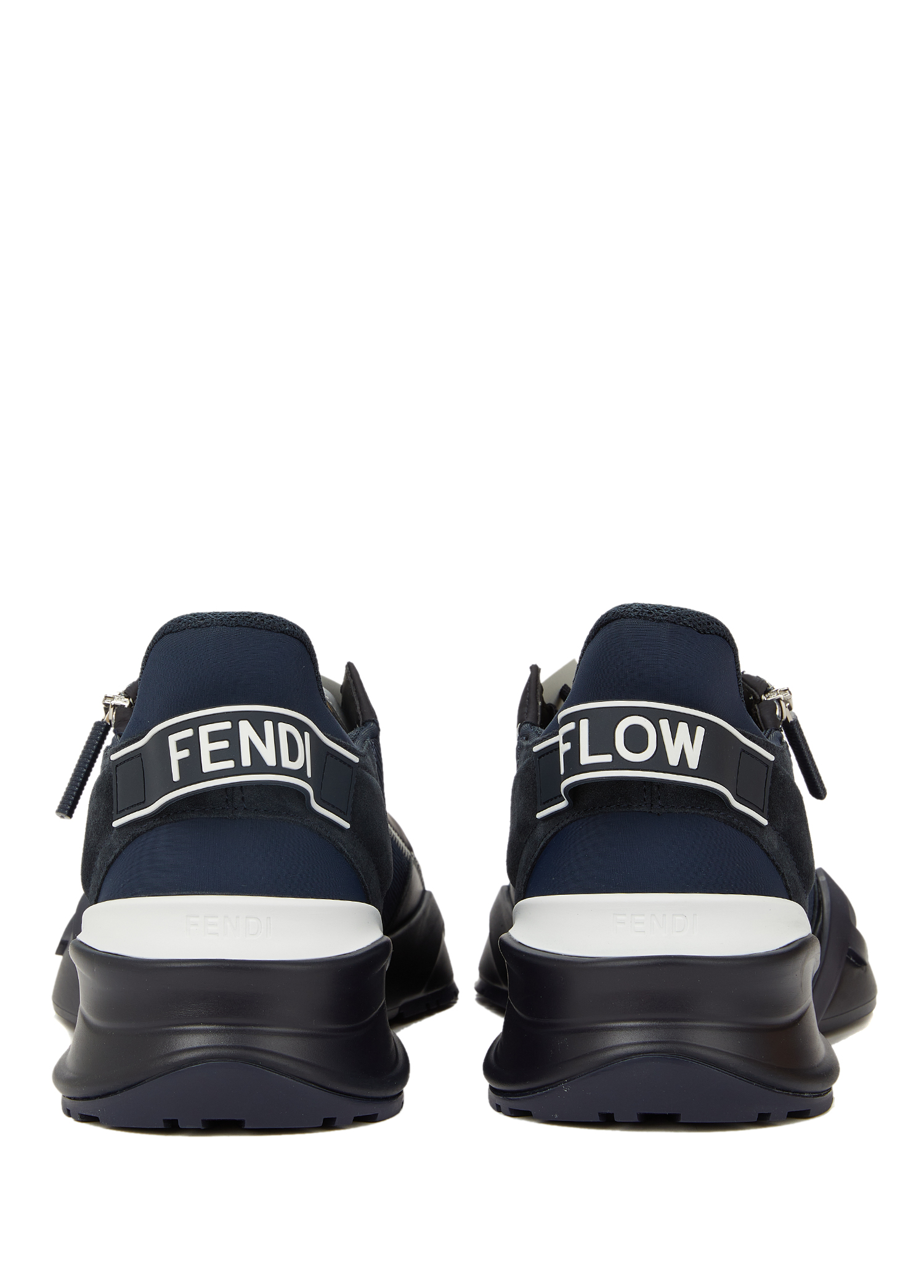 Navy blue Fendi Navy blue Men Siyah Logolu Erkek Sneaker 965083