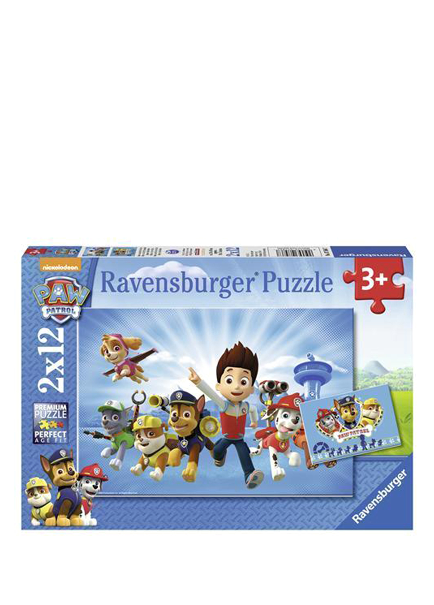 Paw Patrol 2x12 Parça Çocuk Puzzle 075867