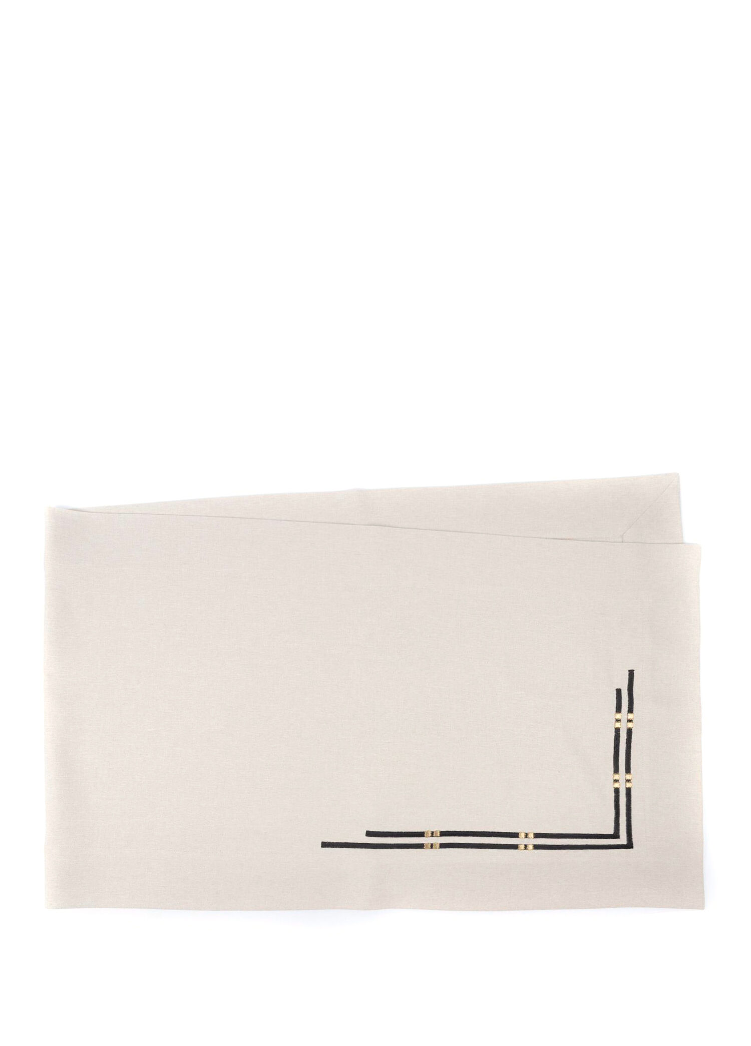 Bambu Krem Siyah Runner 50x170 cm