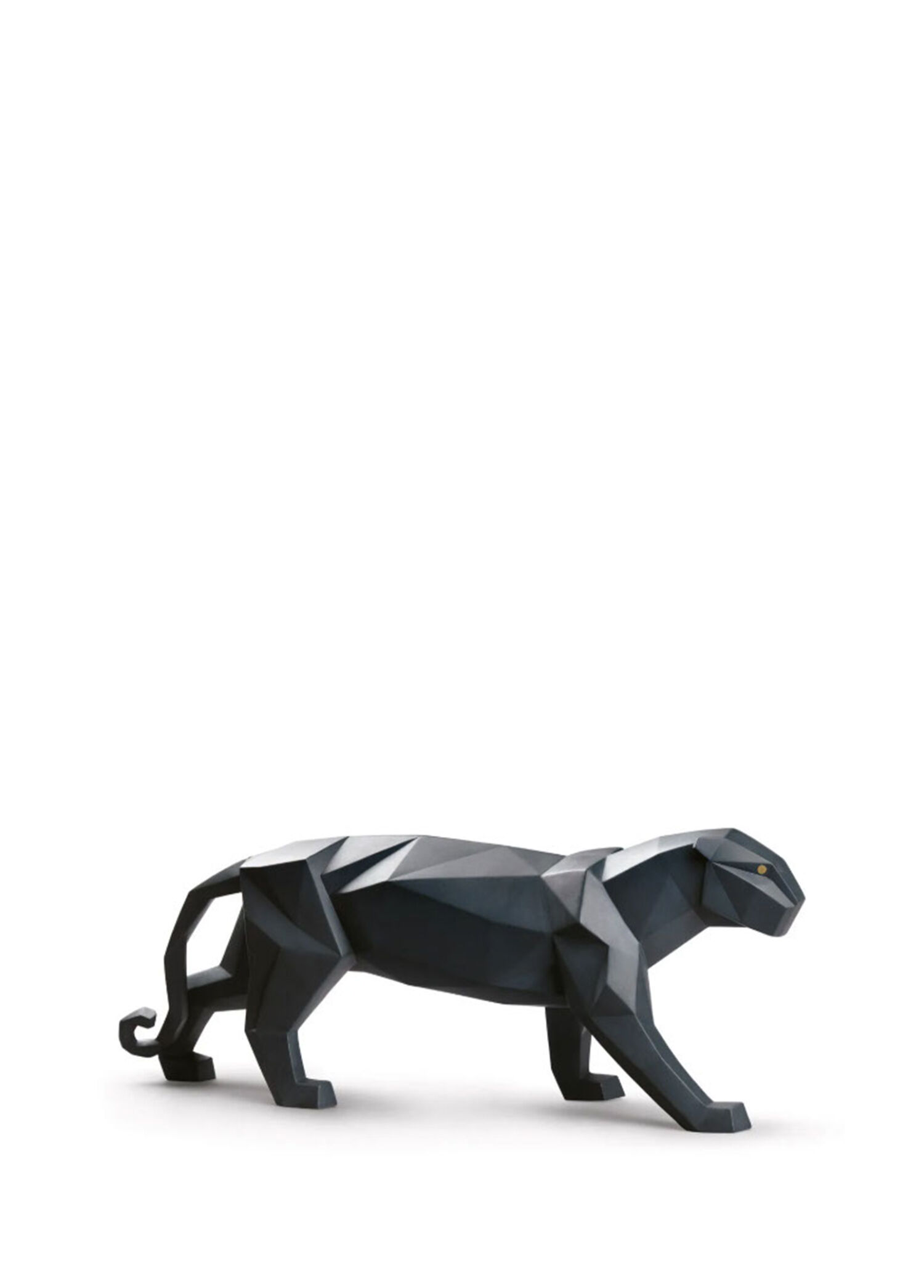 Panther Siyah Porselen Heykel