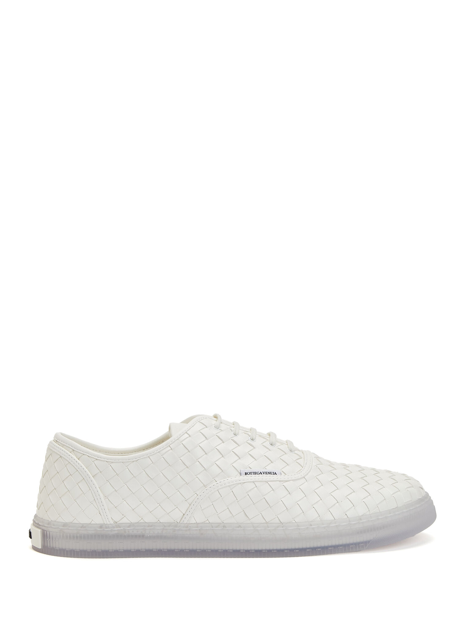 Serena Beyaz Örgülü Erkek Deri Sneaker