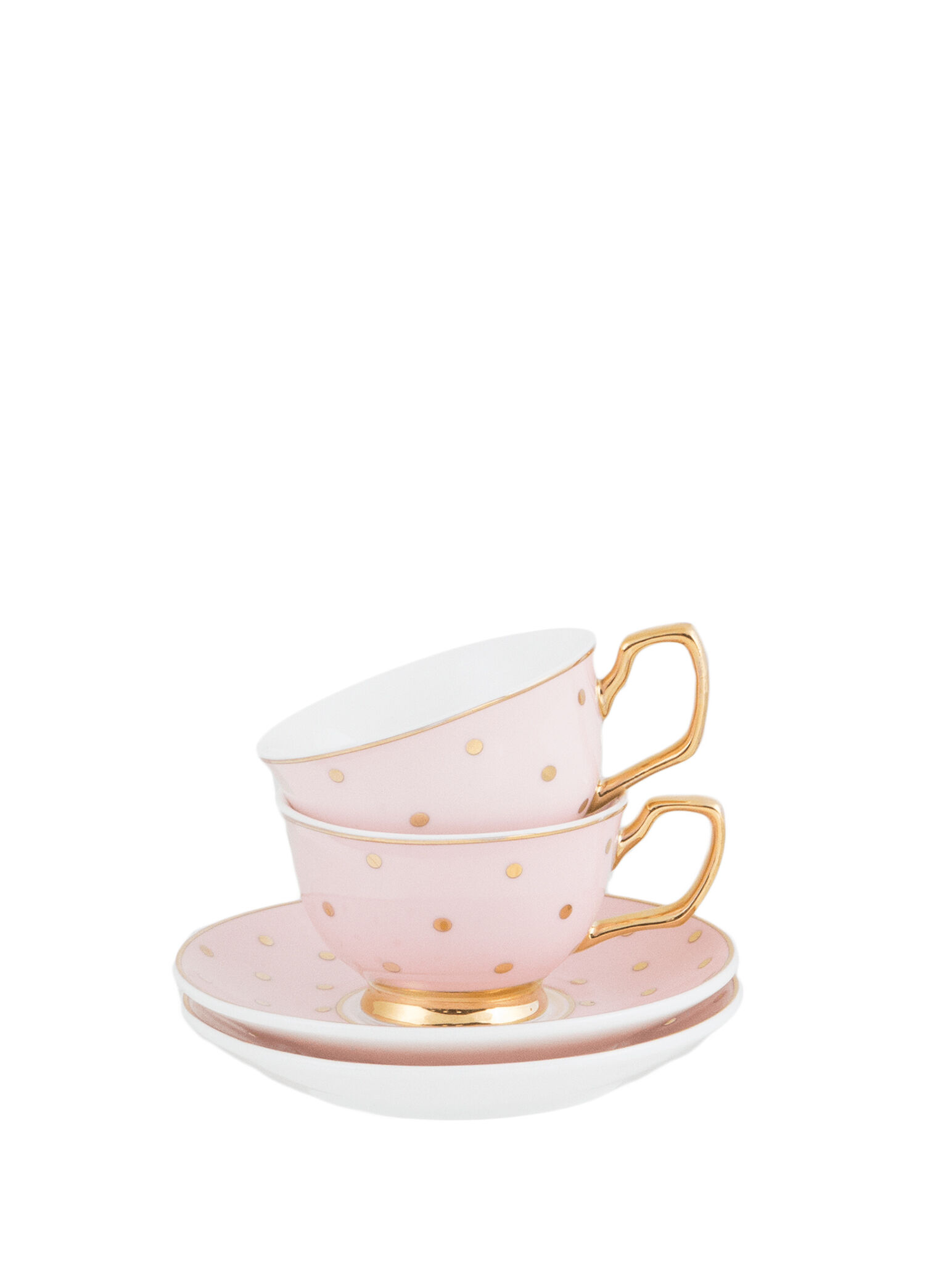 Polka Gold 2'li Kahve Fincanı