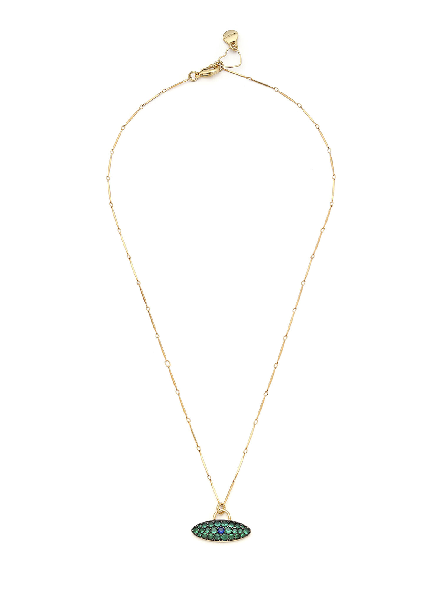 Wild Bond Zirkon Charm 21 Ayar Altın Kaplama Zincir Kadın Kolye