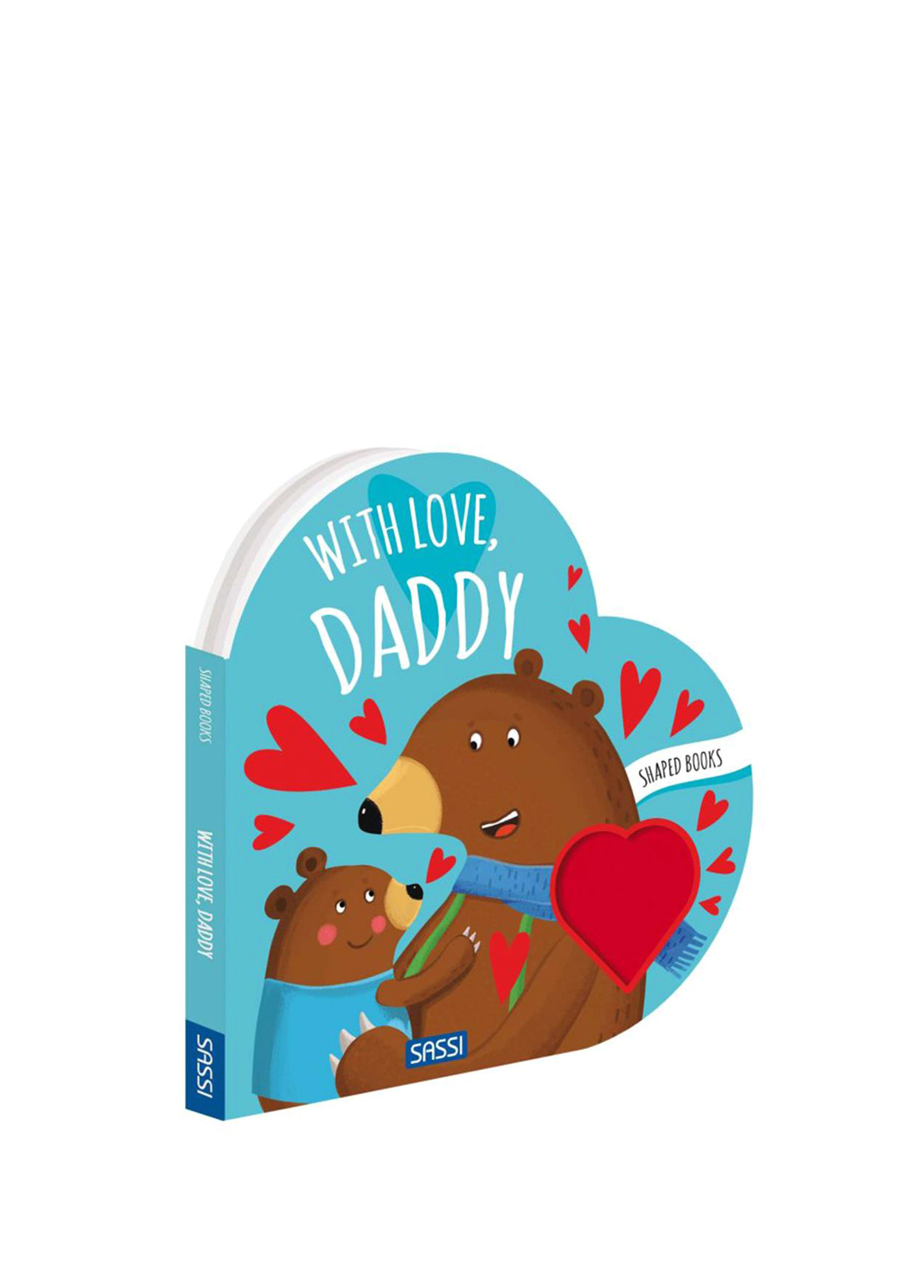 Shaped Books With Love Daddy Eğitici Çocuk Kitabı