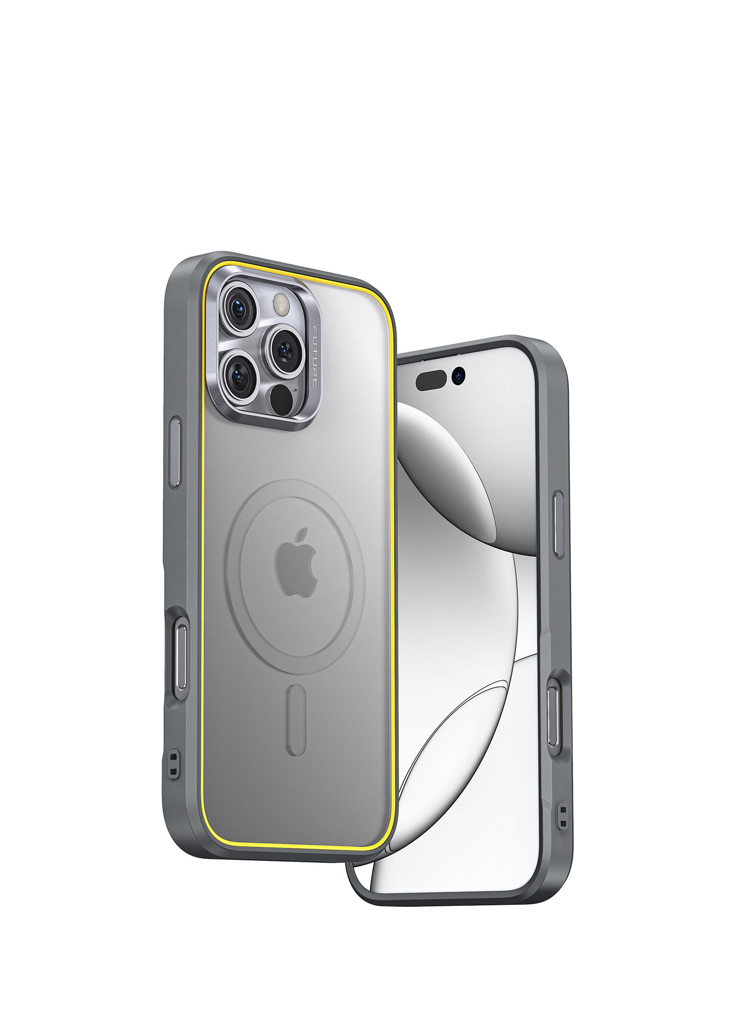 The Future iPhone 16 Pro Magsafe Uyumlu Natural Titanium Telefon Kılıfı
