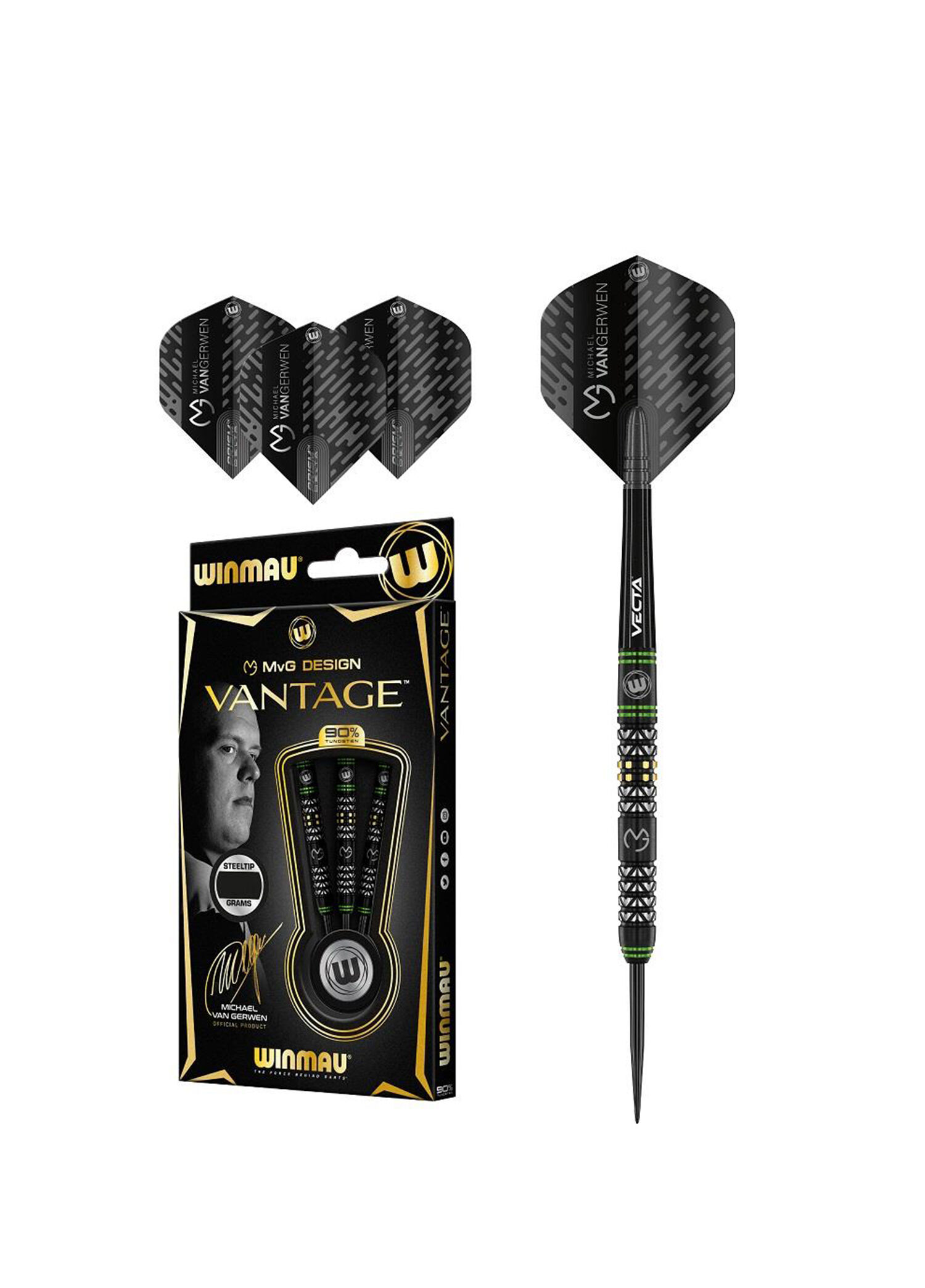 MVG Vantage %90 Tungsten Çelik Uçlu Dart Oku