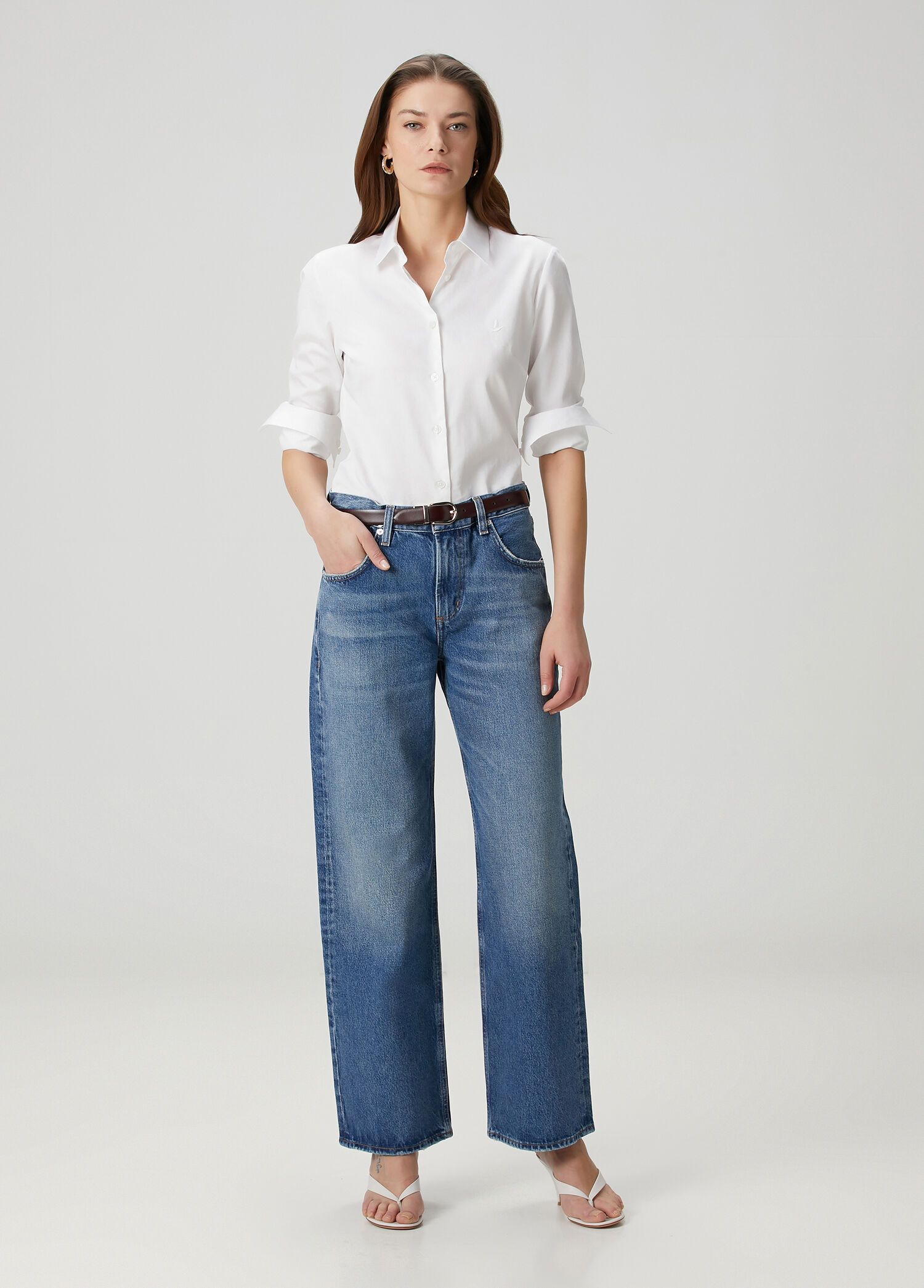 Lindz Easy Straight Mavi Jean Pantolon