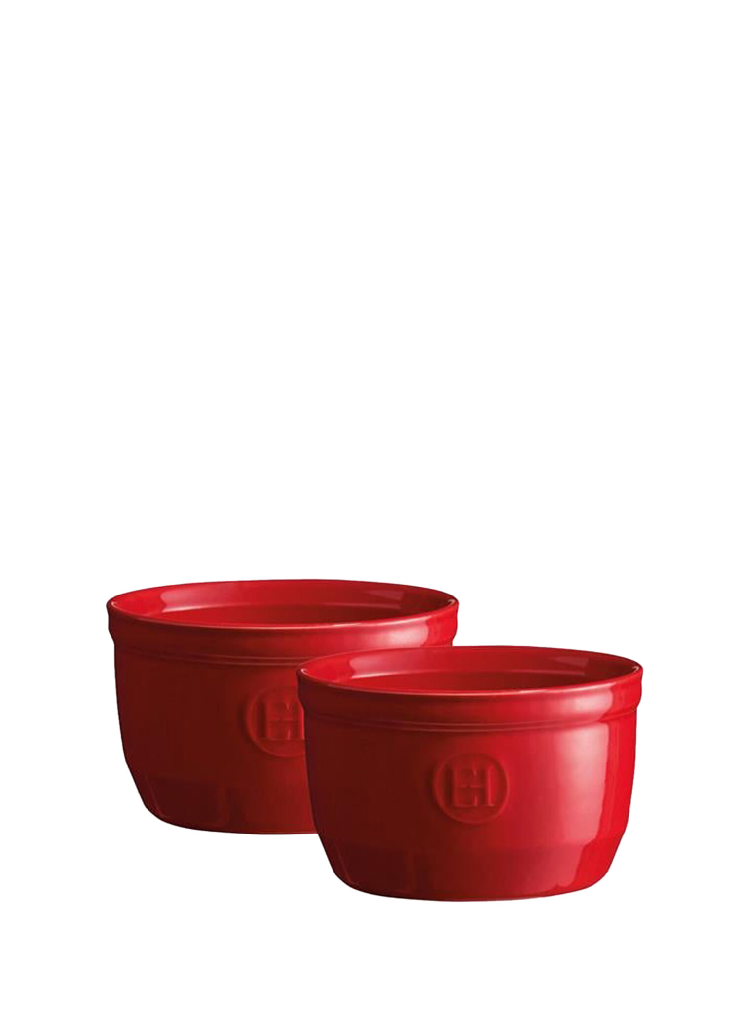 Ramekin No.10 Kırmızı Seramik 2'li Fırın Kabı