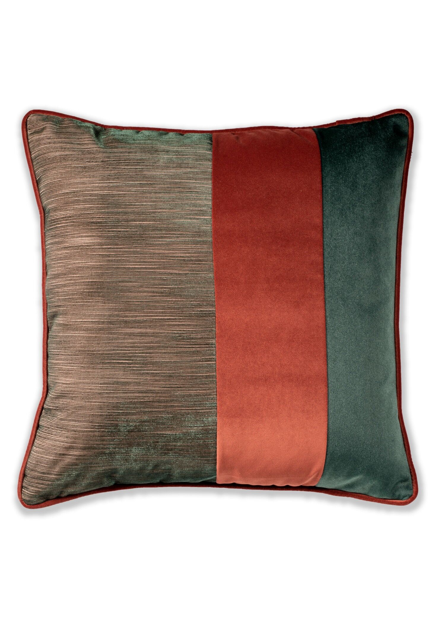 22 Maggio Istanbul - Intenso Patchwork Three Stripe Cushion 50x50 cm