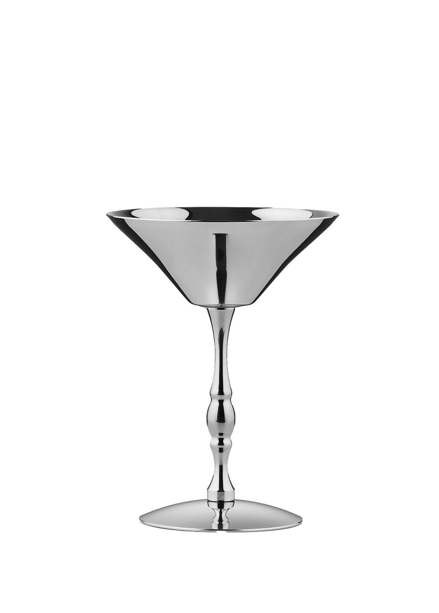 Gümüş Çelik Ayaklı Martini Kadehi 14 cm