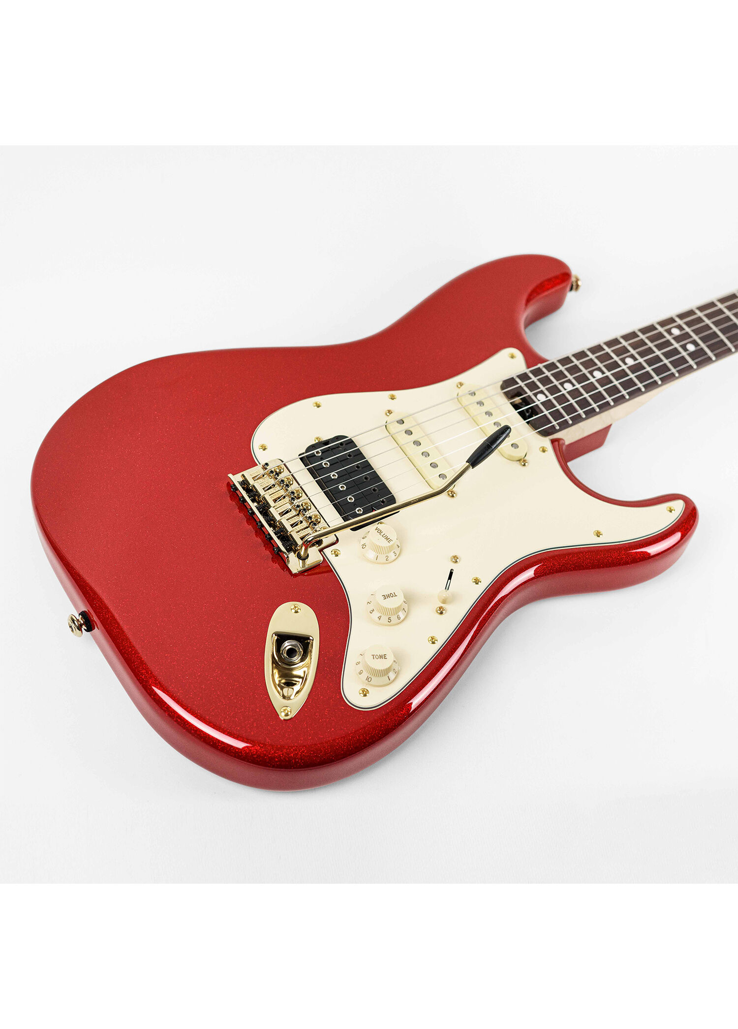 Shira Guitars - Shira Classic S Red Sparkle Elektro Gitar