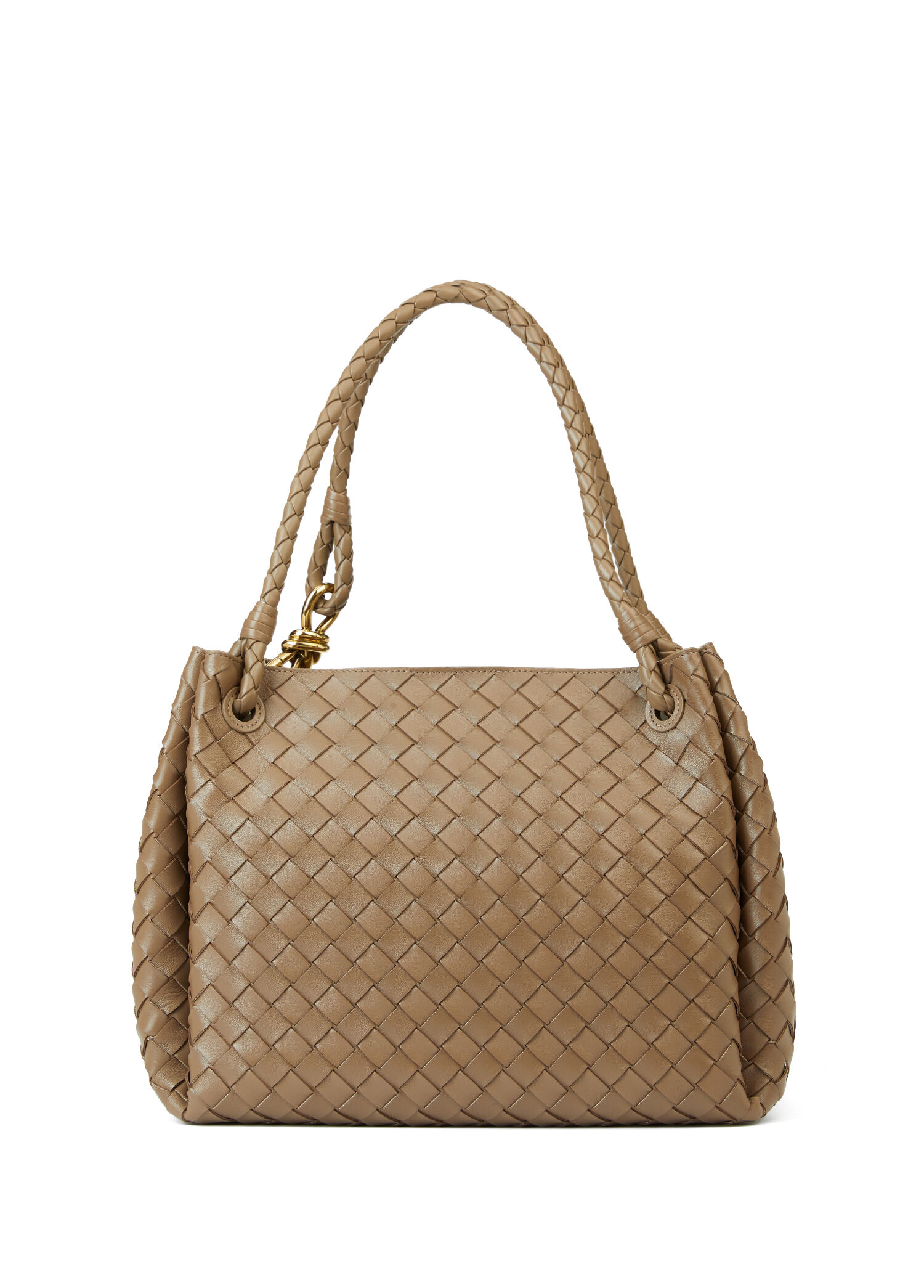 Bottega Veneta Açık Kahverengi Kadın Large Parachute Açık