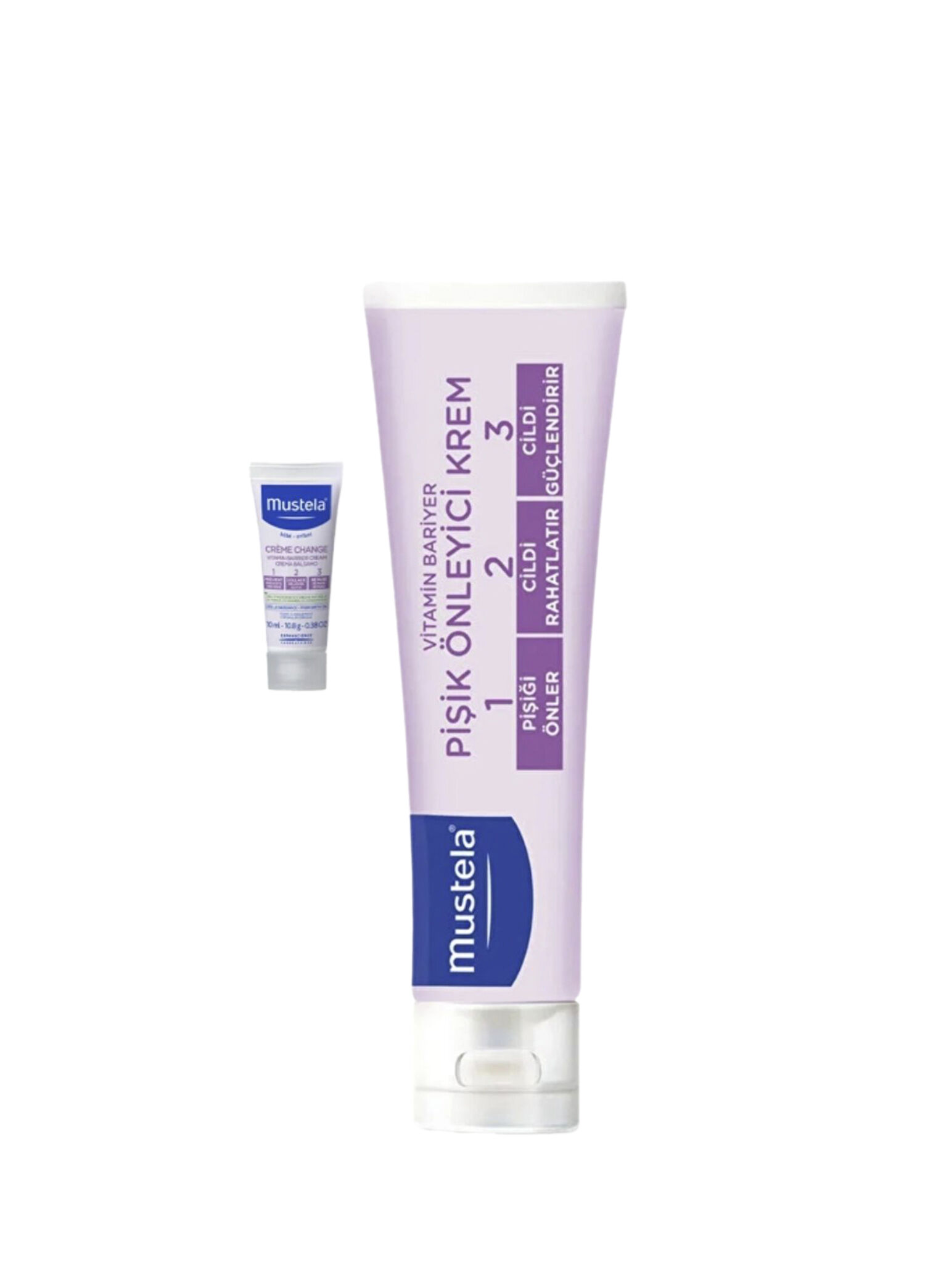 Bebek Pişik Önleyici Koruyucu Doğal Kökenli Bakım Kremi 50 ml + Seyahat Boy 10 ml