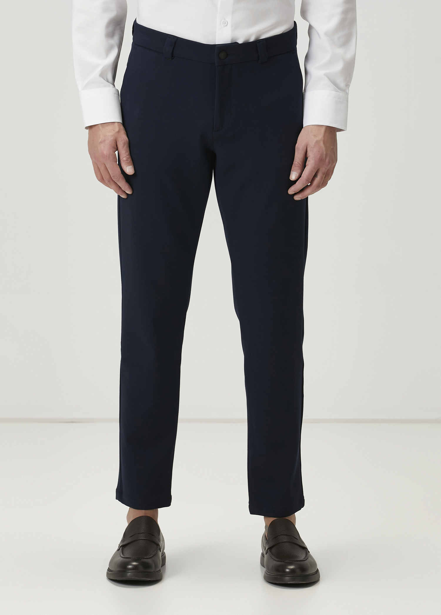 Slim Fit Lacivert Pantolon_1