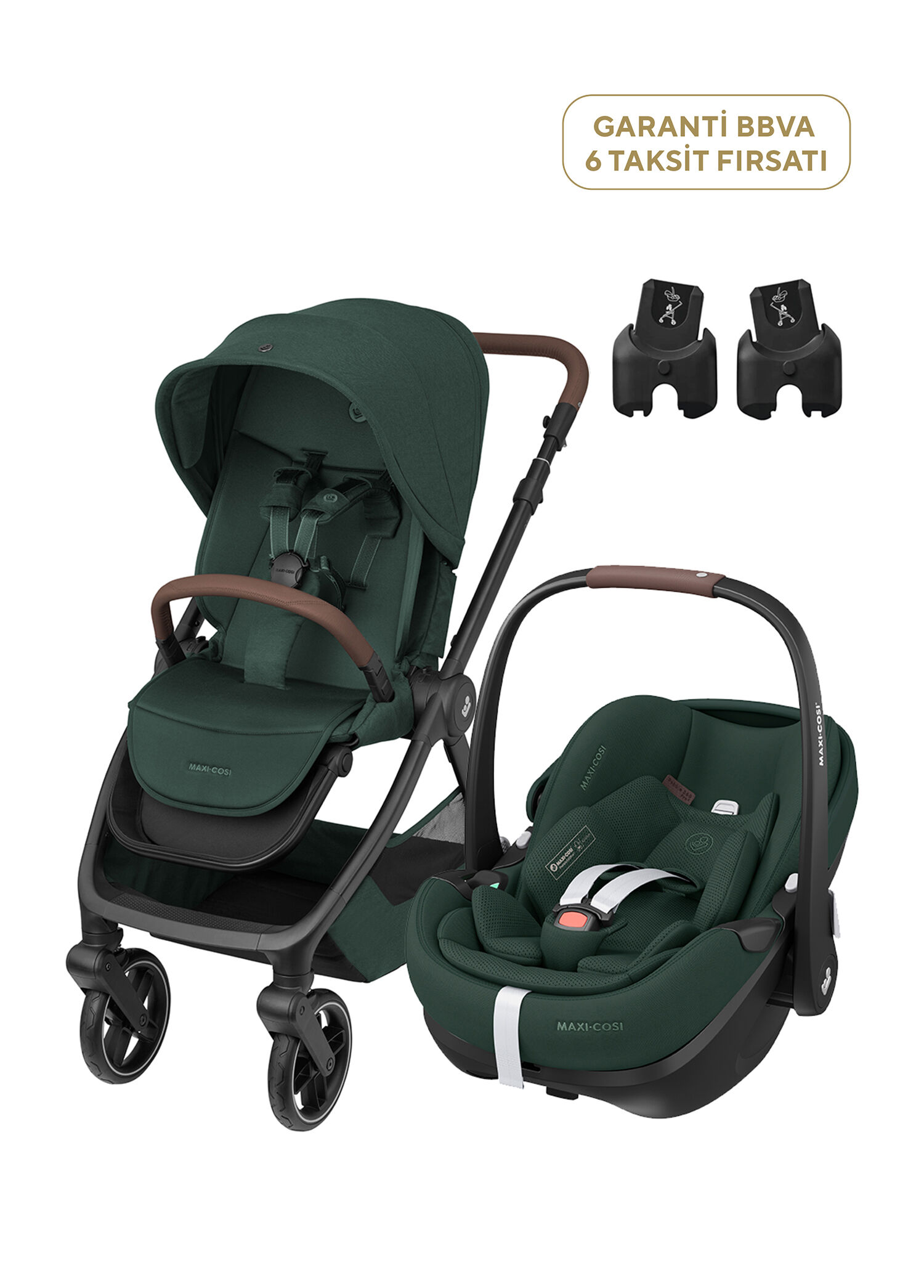 Maxi-Cosi - Oxford-Pebble 360 Pro Twillic Green Seyahat Sistem Maxi-Cosi - Oxford-Pebble 360 Pro Twillic Green Seyahat Sistem