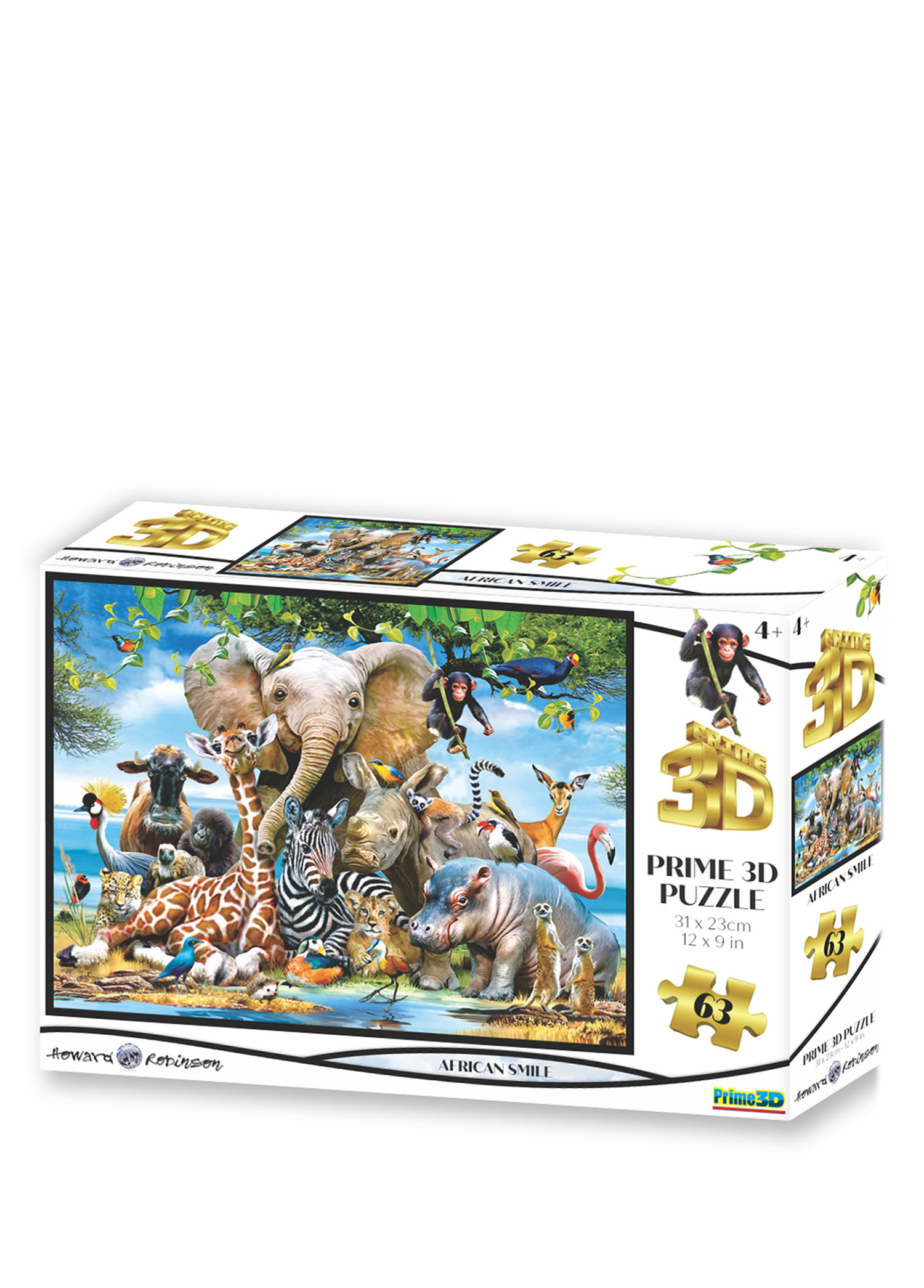 10638 Afrika Smile 63 Parça Puzzle