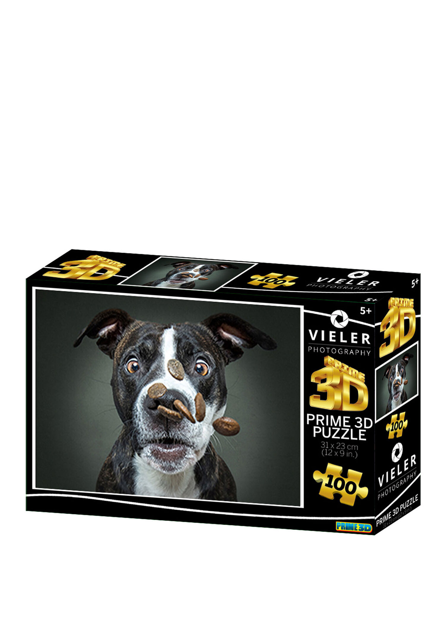 Vieler Fotoğraf Köpek 100 Parça 3D Yapboz