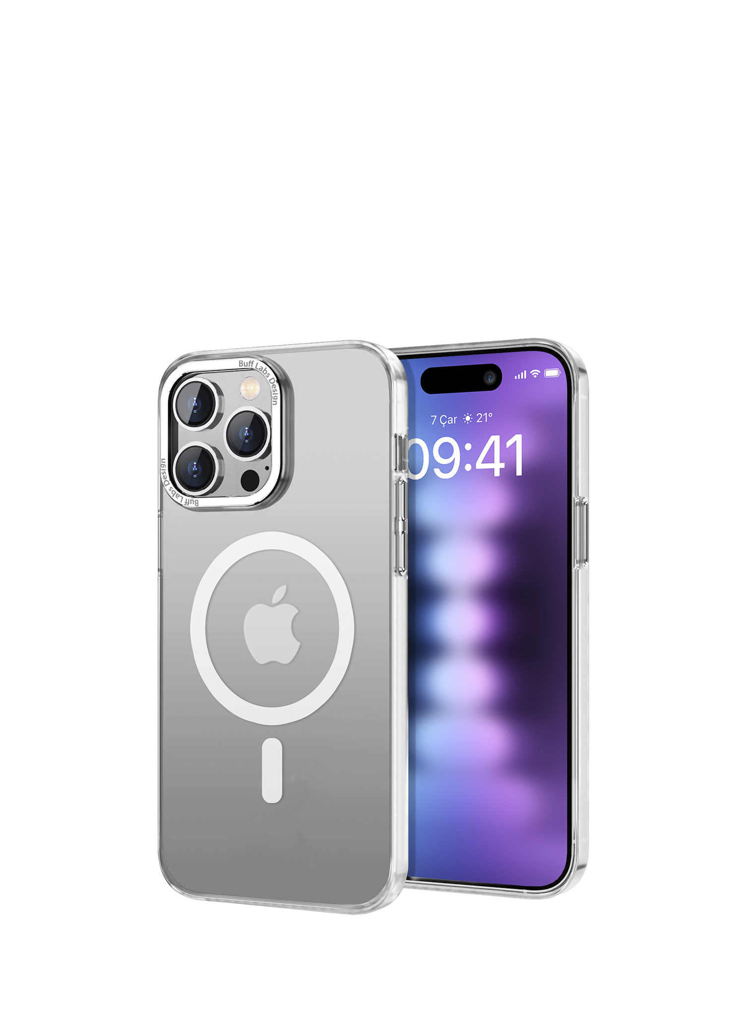 White iPhone 15 Pro Max TaoFit Kılıf