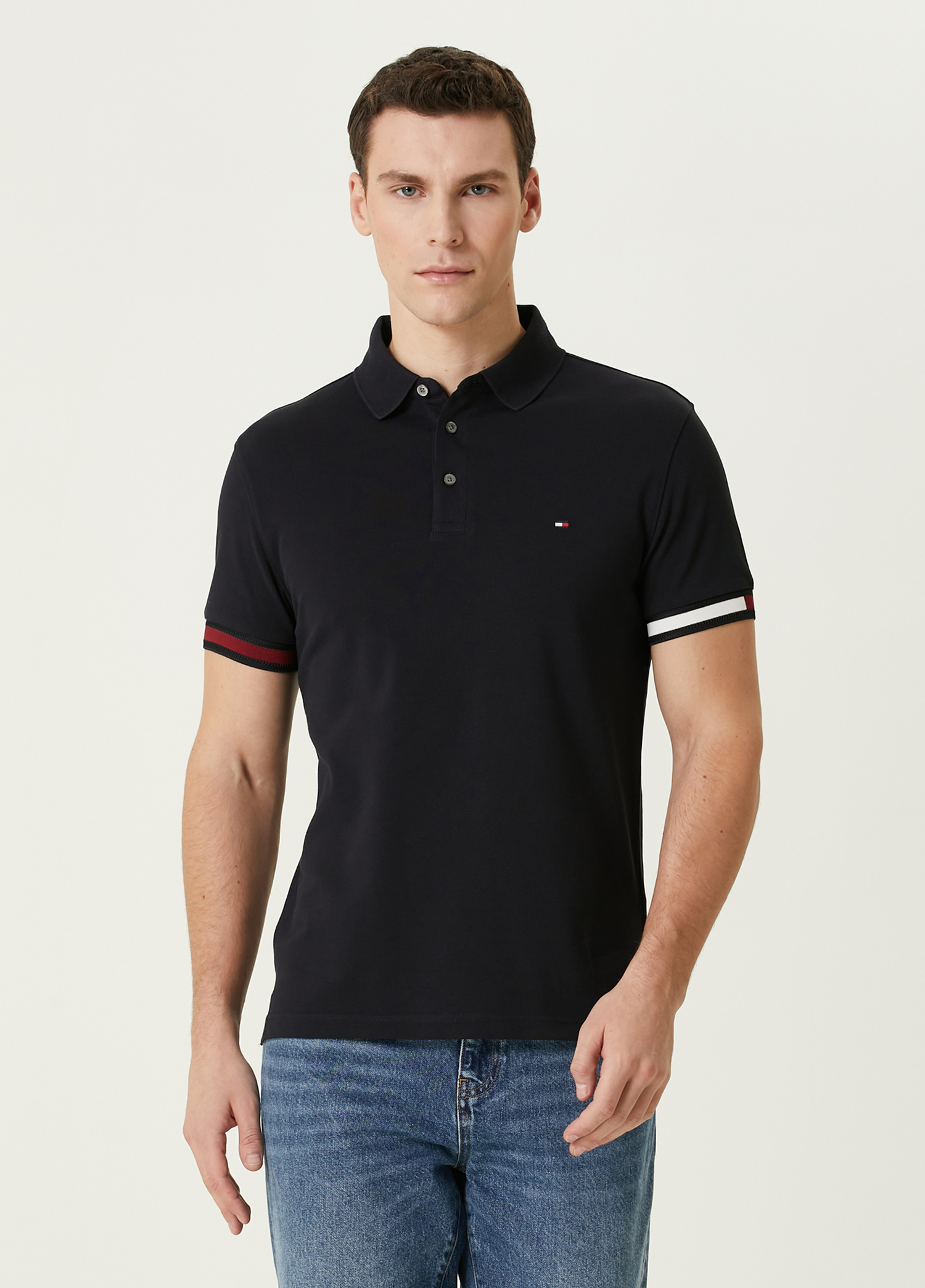 Mavi Slim Fit Polo Yaka Organik Pamuk T-shirt