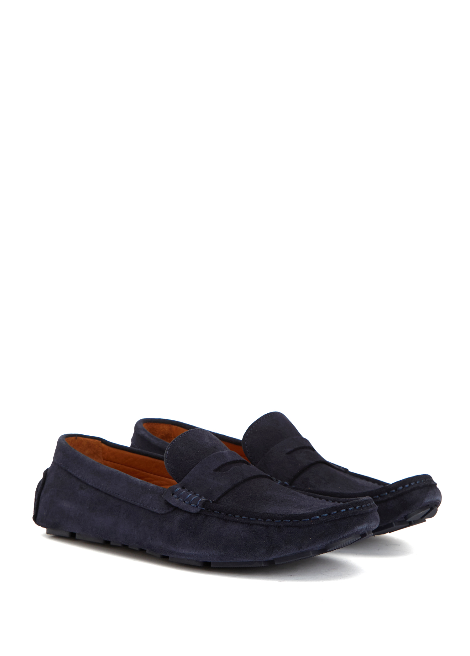 Lacivert Erkek Süet Loafer_1
