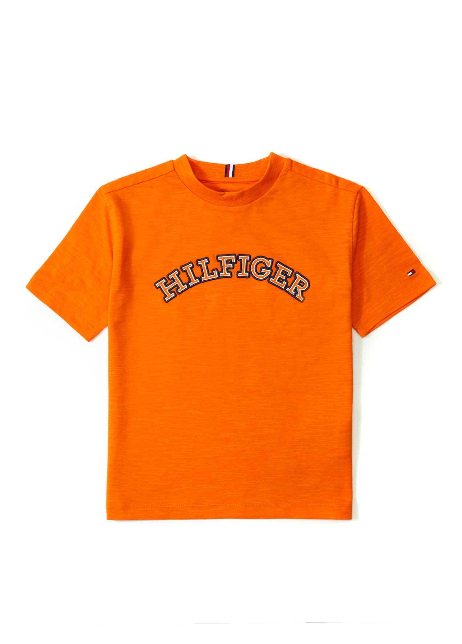 Tee shirt tommy hilfiger orange on sale