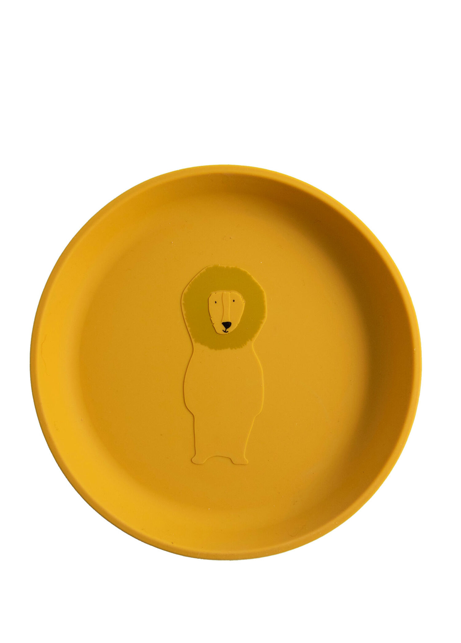 Mr. Lion Sarı Silikon Çocuk Tabak