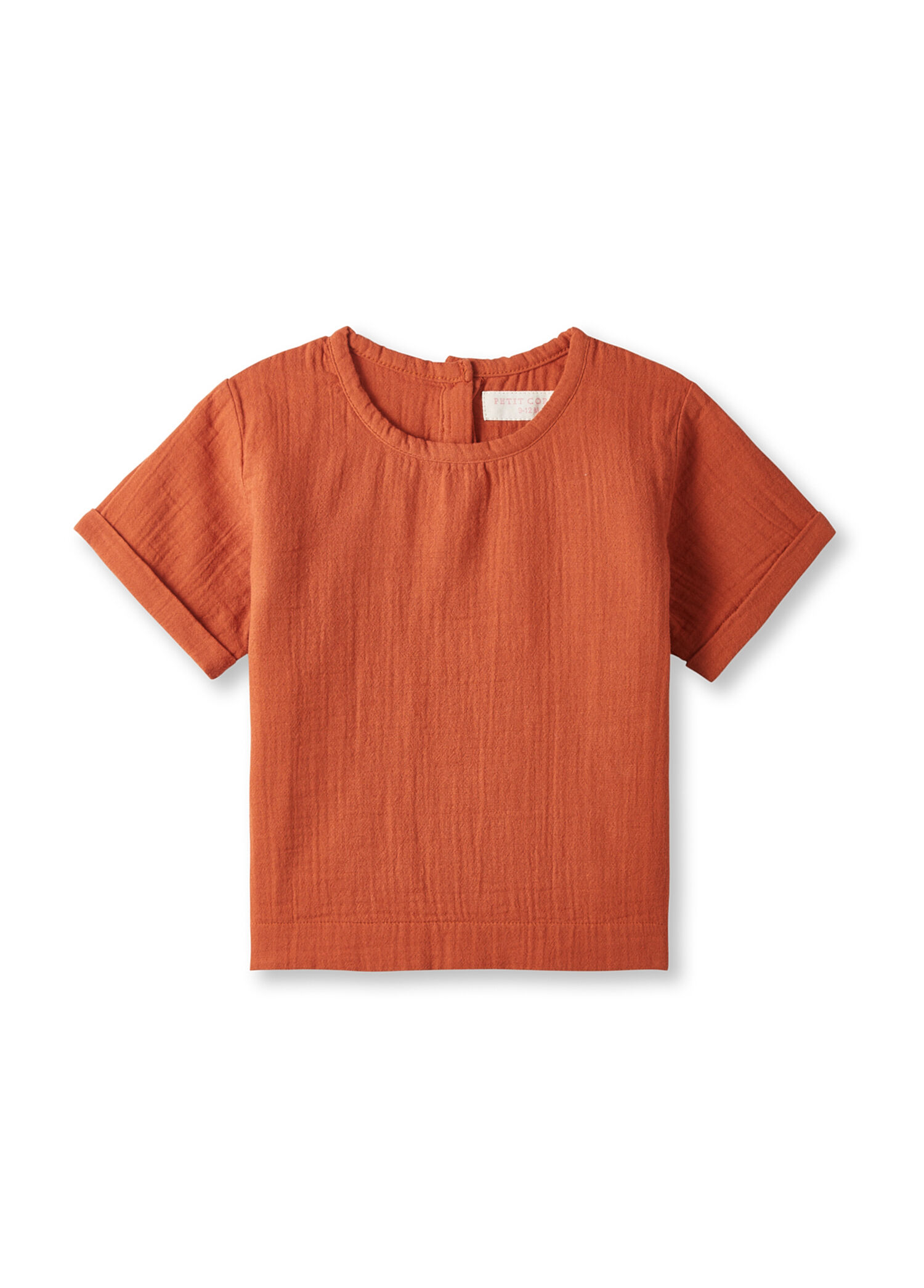 Kiremit Unisex Çocuk T-shirt
