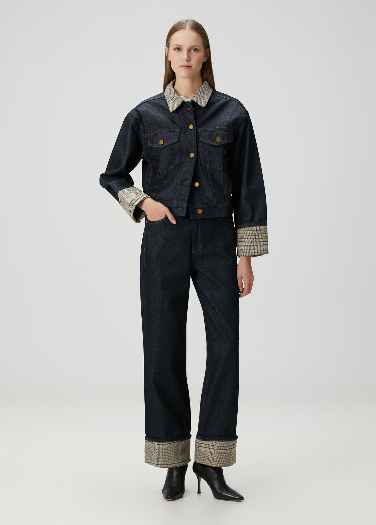 Shea Koyu Lacivert Jean Pantolon