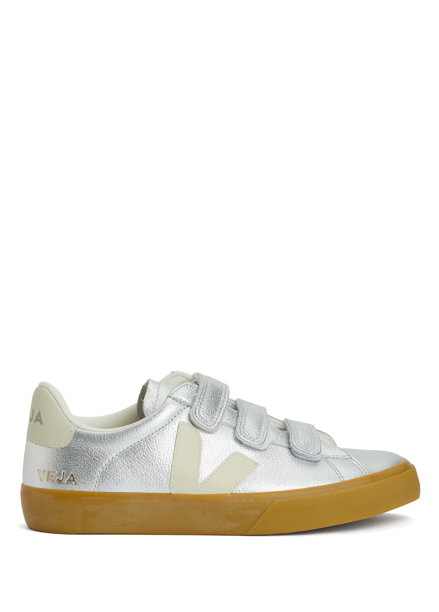 Recife Metalik Gri Kadın Deri Sneaker