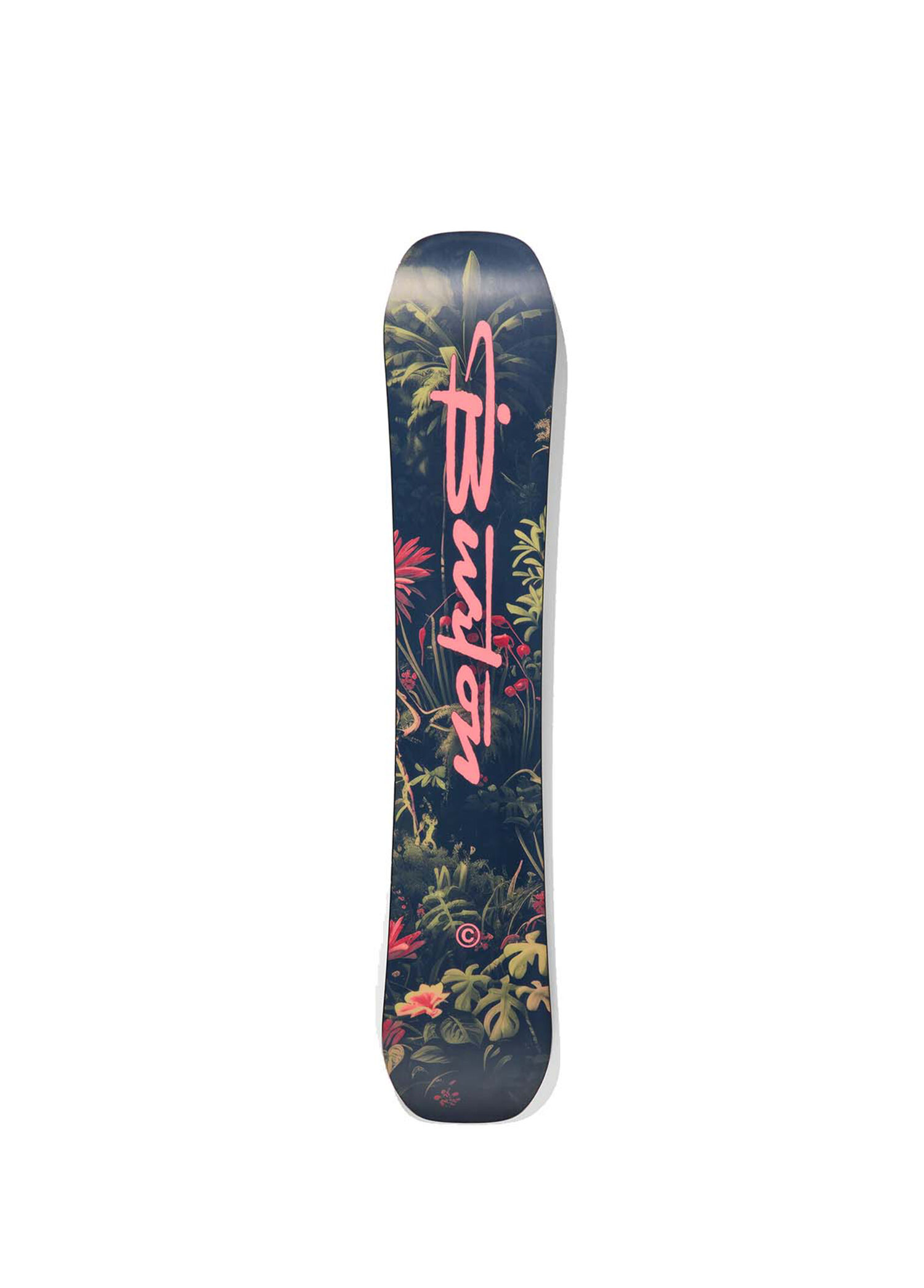 Burton - Custom Flying V Yeşil Desenli Erkek Snowboard - Yeşil