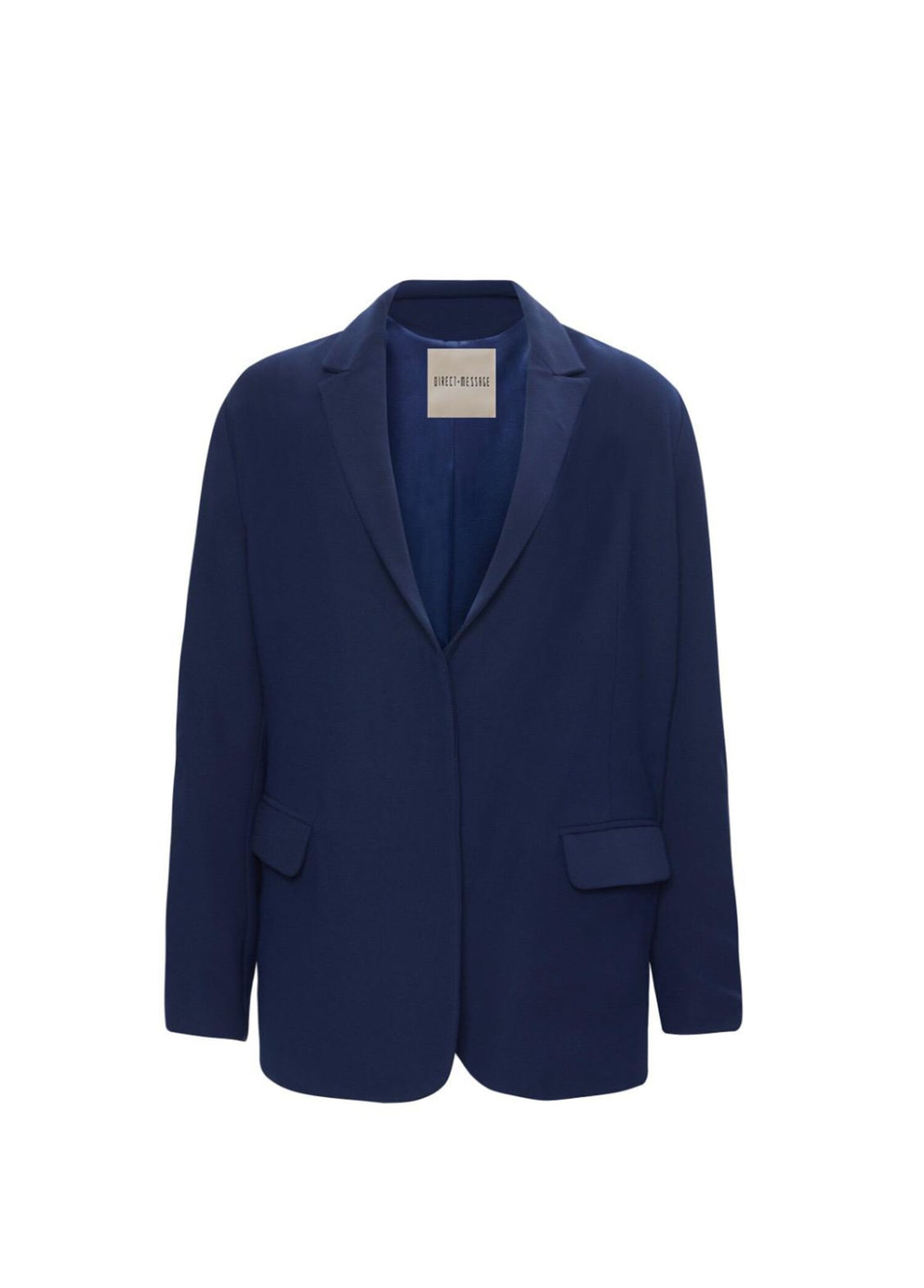 Carine Lacivert Kadın Oversize Ceket