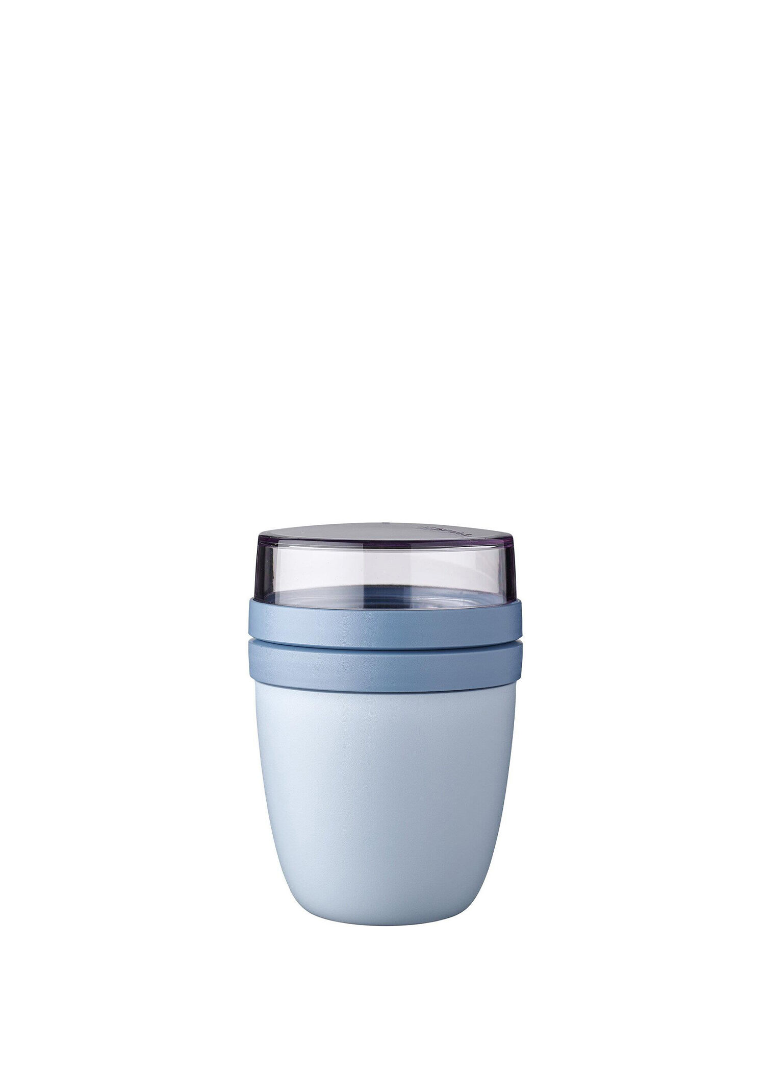 Lunch Pot Ellipse Açık Mavi Plastik Yemek Kabı