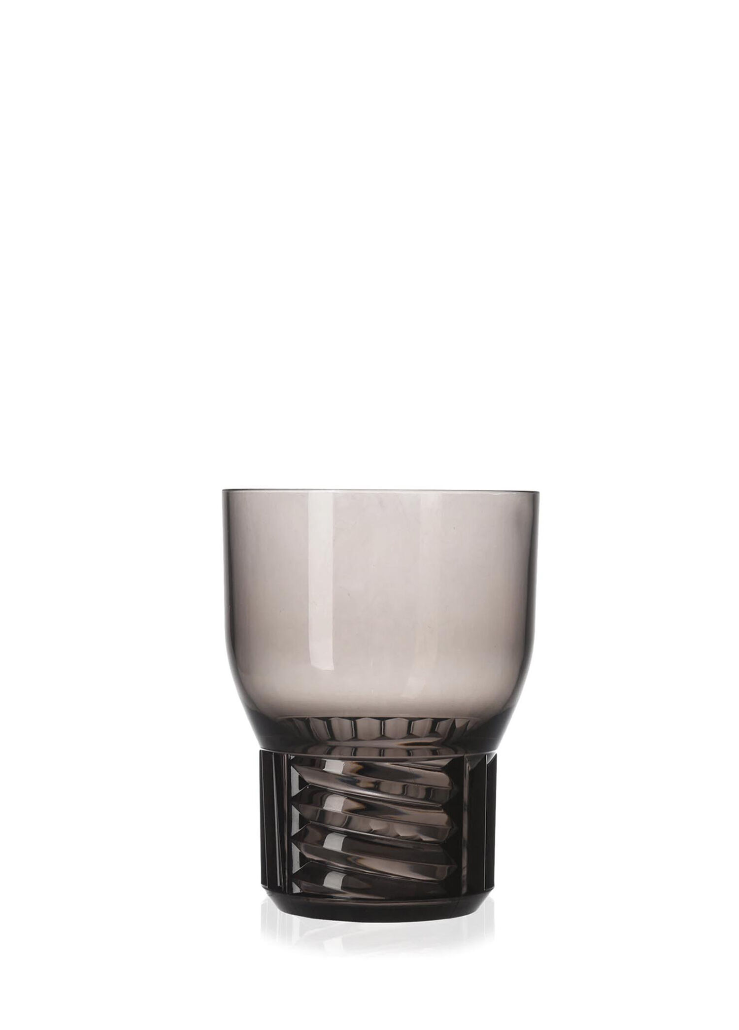 Kartell - Trama Füme Şeffaf Termoplastik Bardak - Gri