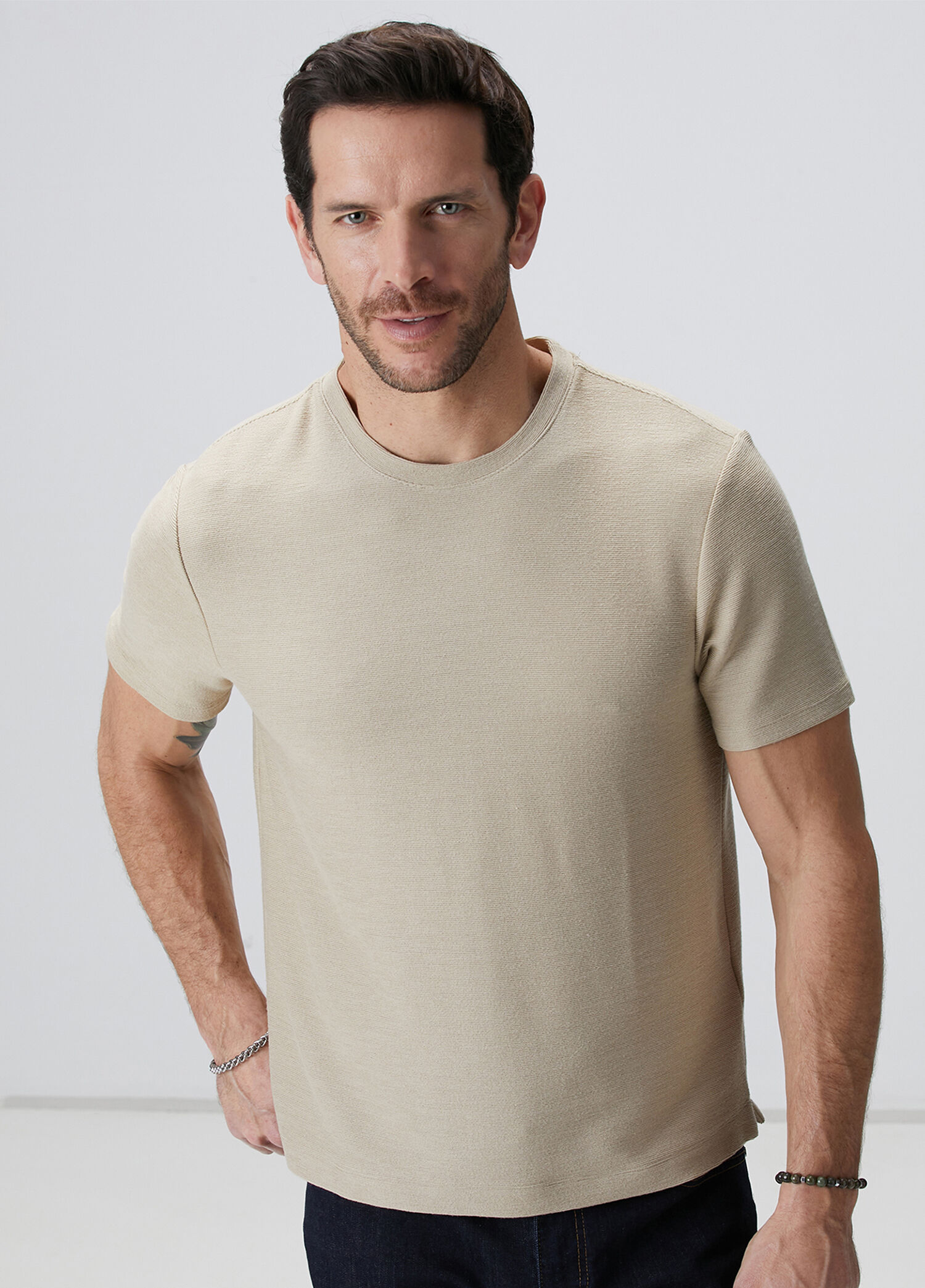 Bej T-shirt