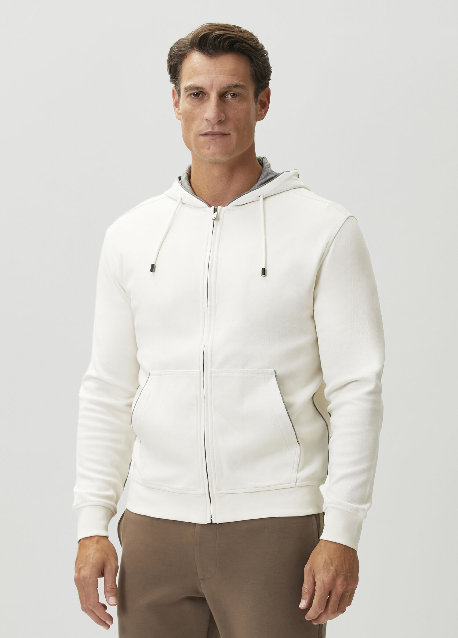 White Hooded Sweatshirt