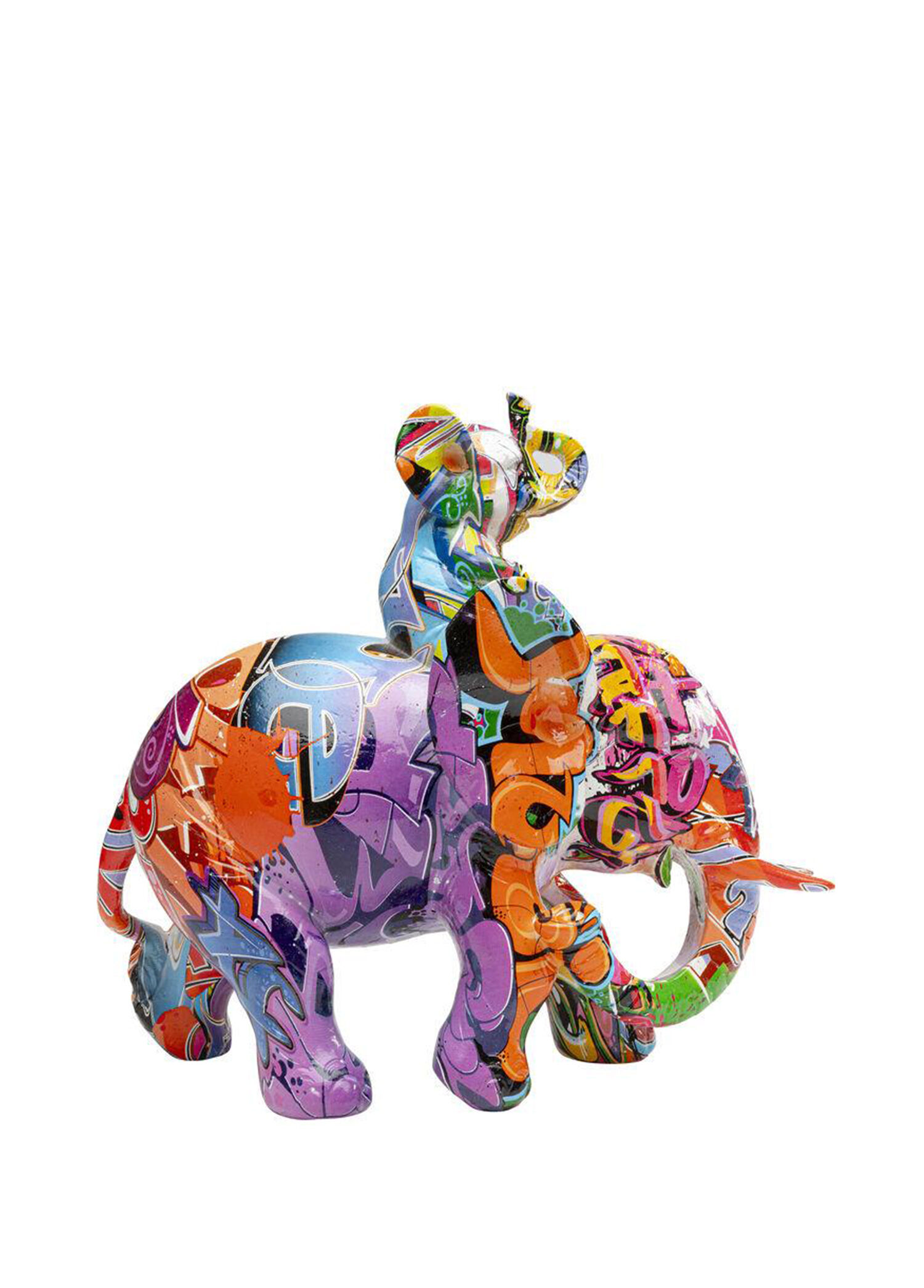 Deco Figurine Elefant Dumbo Uno Graffiti Dekoratif Obje