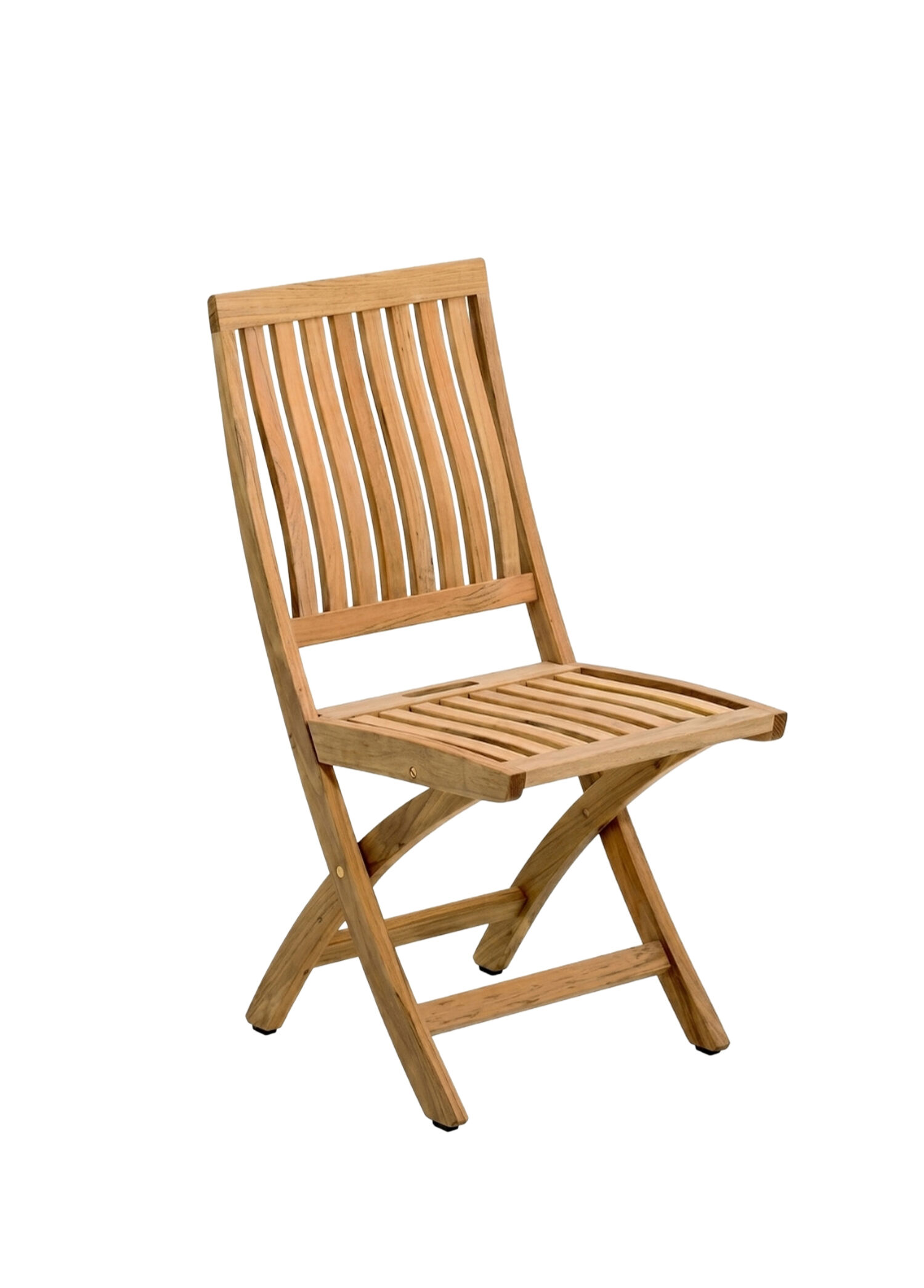 Gloster Weston Naturel Teak Kolsuz Katlanabilir Bahçe Sandalyesi