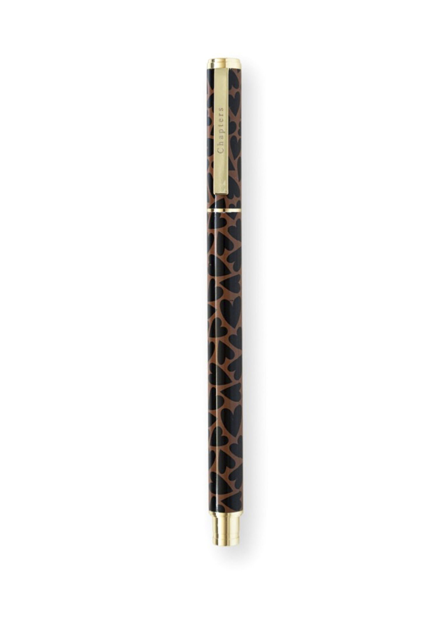 Premium Black Brown Hearts Roller Kalem
