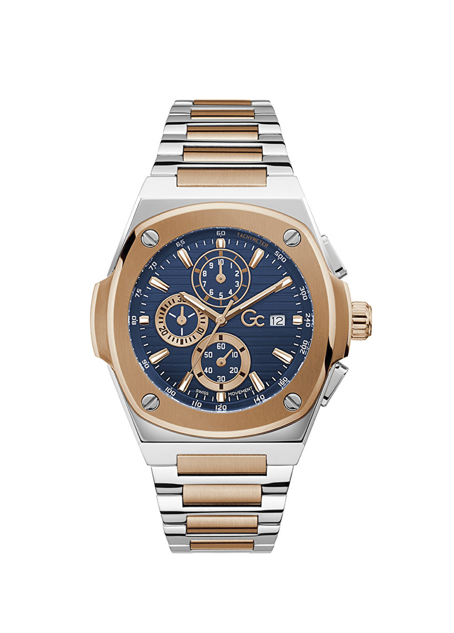 GCY99002G7MF Rose Gold Metalik Gri Erkek Kol Saati