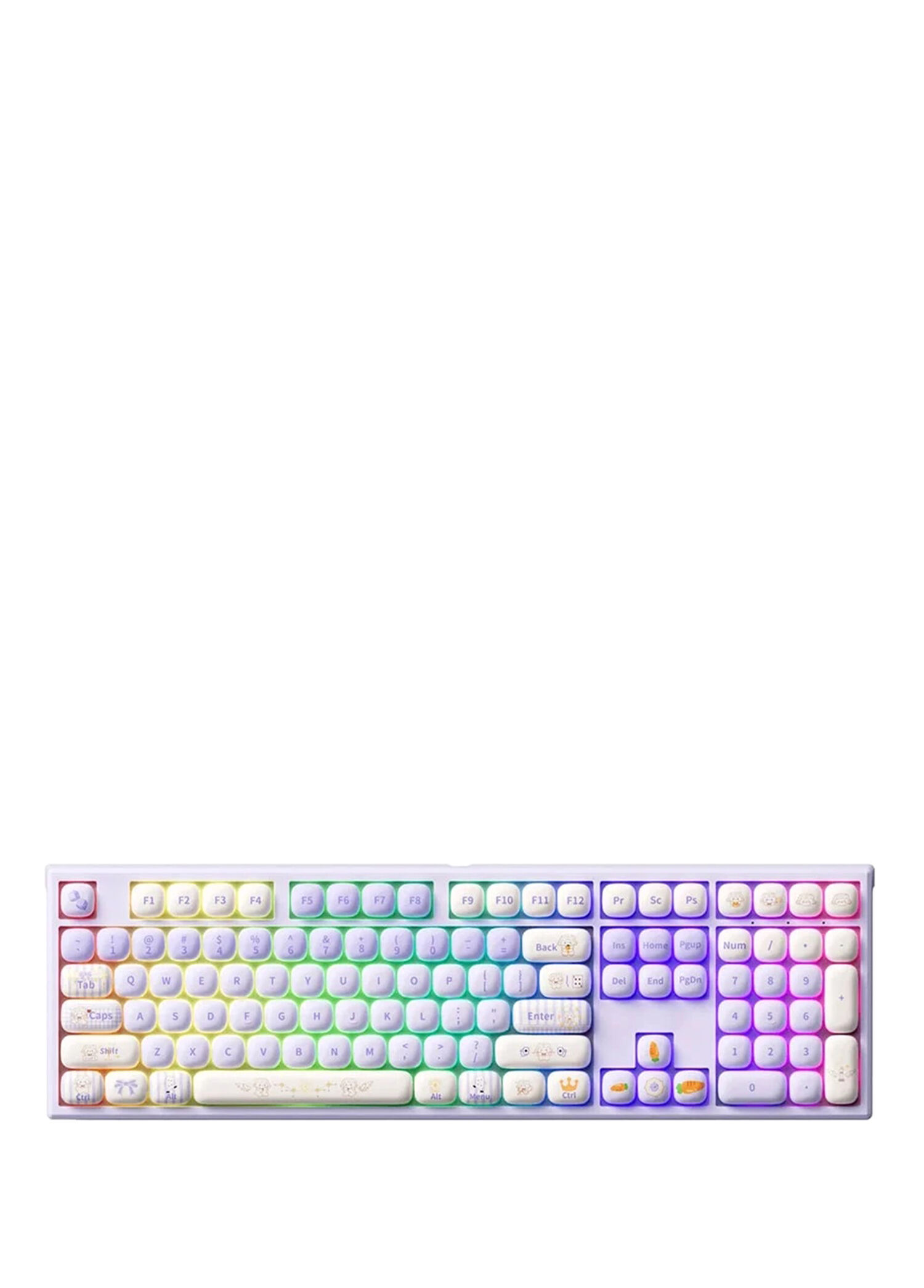 Monsgeek MG108B Magic Lop Bunny RGB Kablosuz/Kablolu  Hotswap Mekanik Gaming Klavye