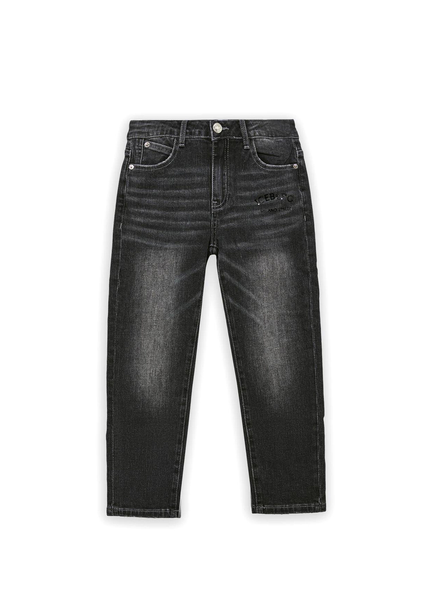Siyah Erkek Çocuk Jean Pantolon